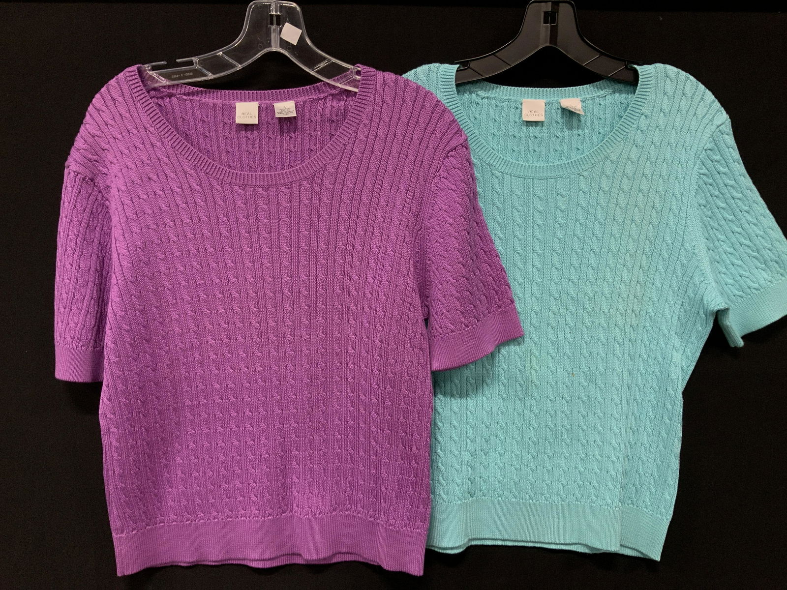 PIMA COTTON Short Sleeve Lightweight Sweaters, 2 (1 of 7)