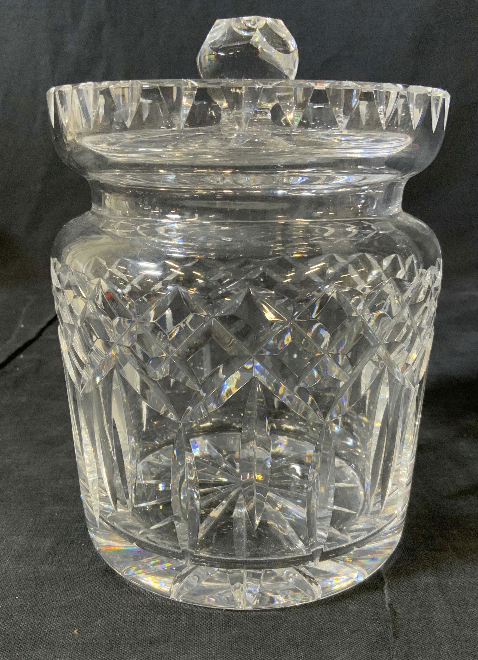 Cut Crystal WATERFORD Lidded Vessel (1 of 5)