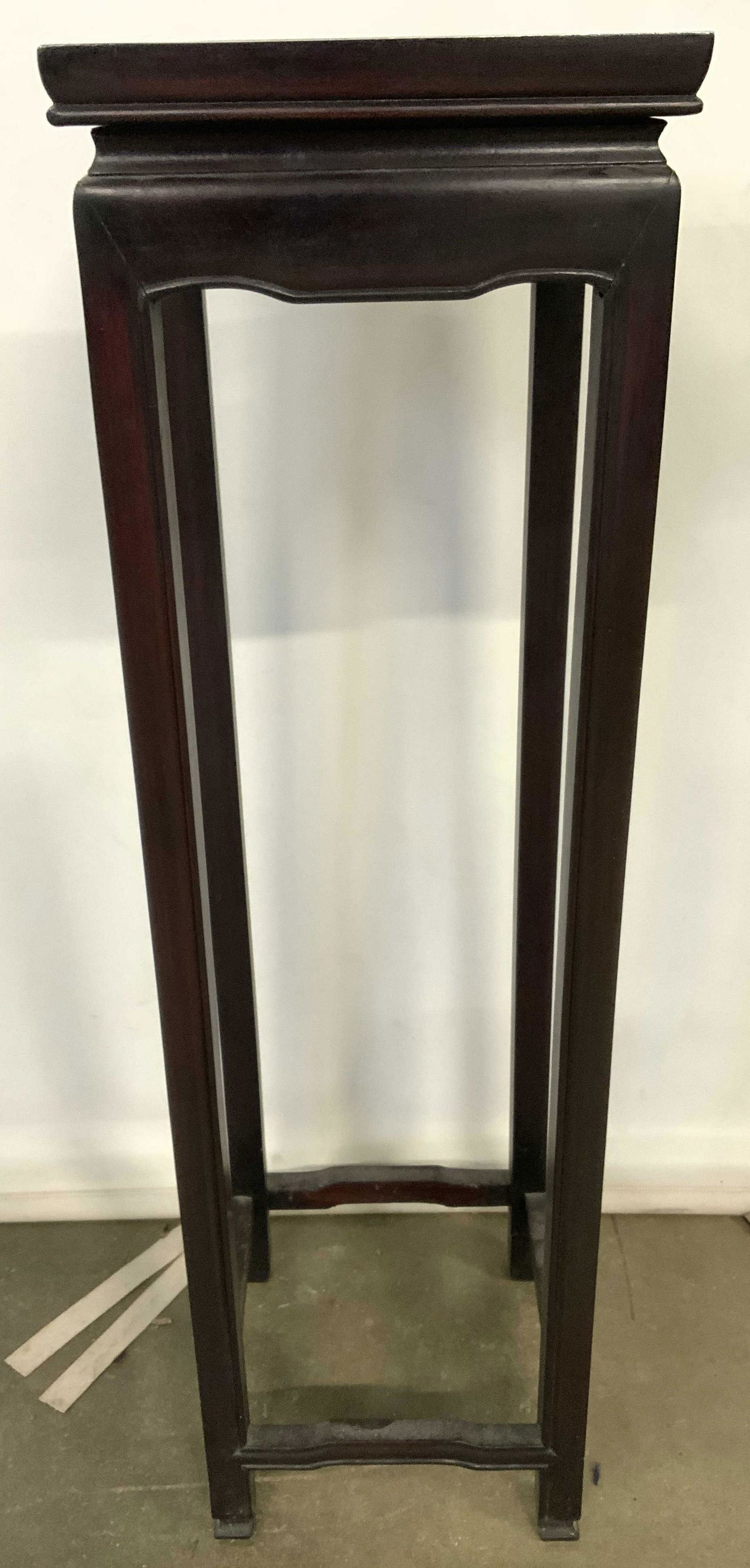 Vintage Ming Style Tall Asian Wooden Side Table (1 of 8)