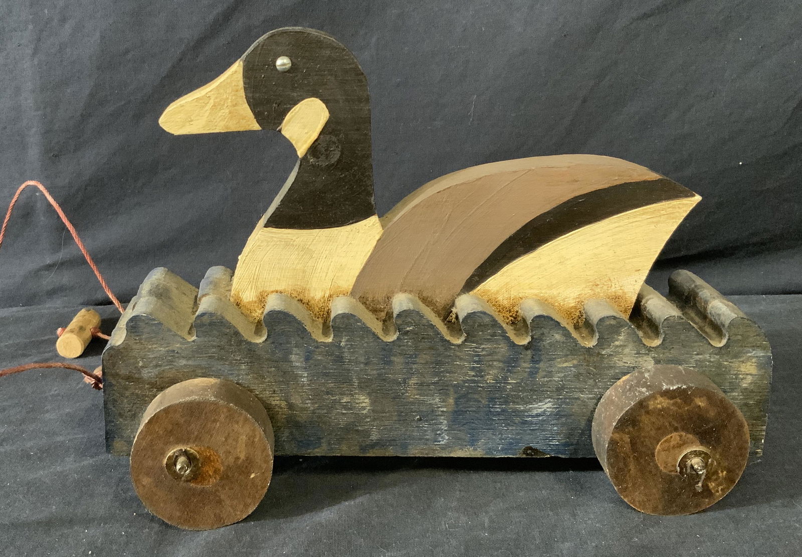 Antique Childrenâ€™s Duck Pull Along Toy (1 of 5)