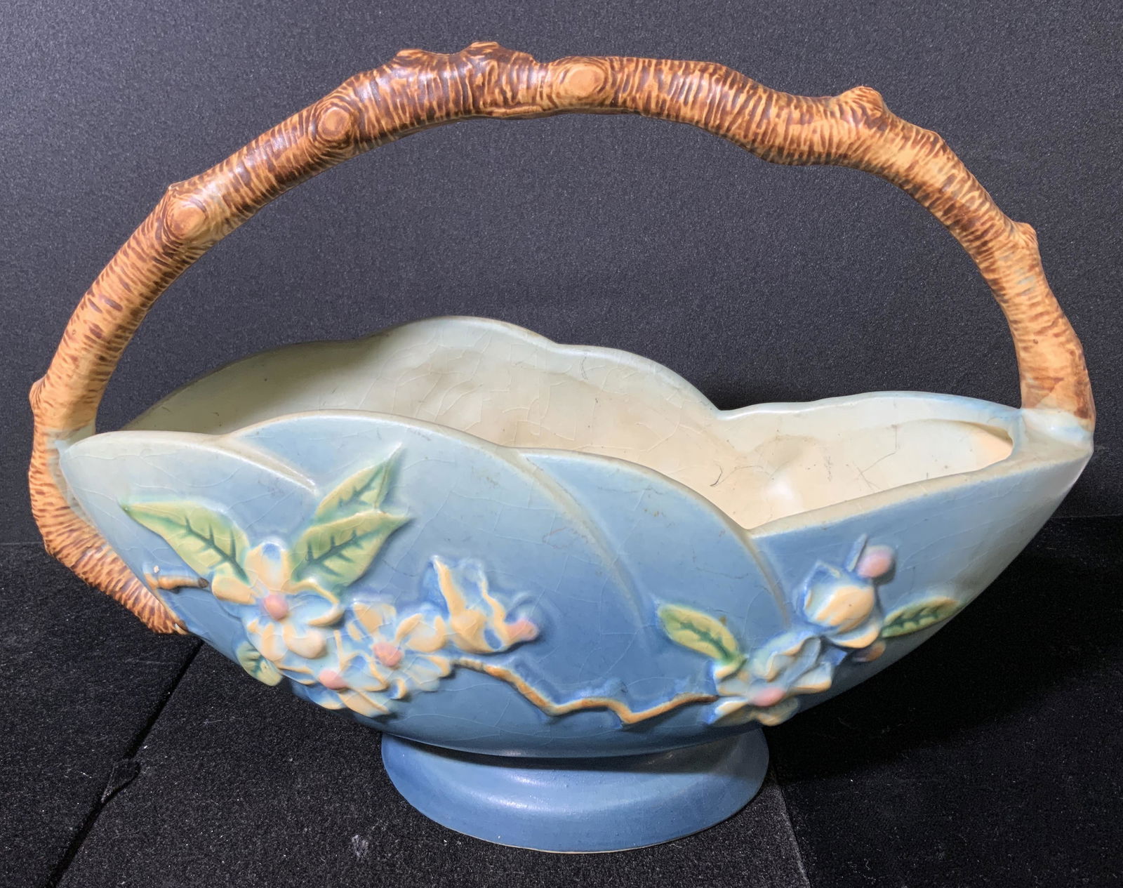 Vintage Hand Painted ROSEVILLE Ceramic Vessel (1 of 5)