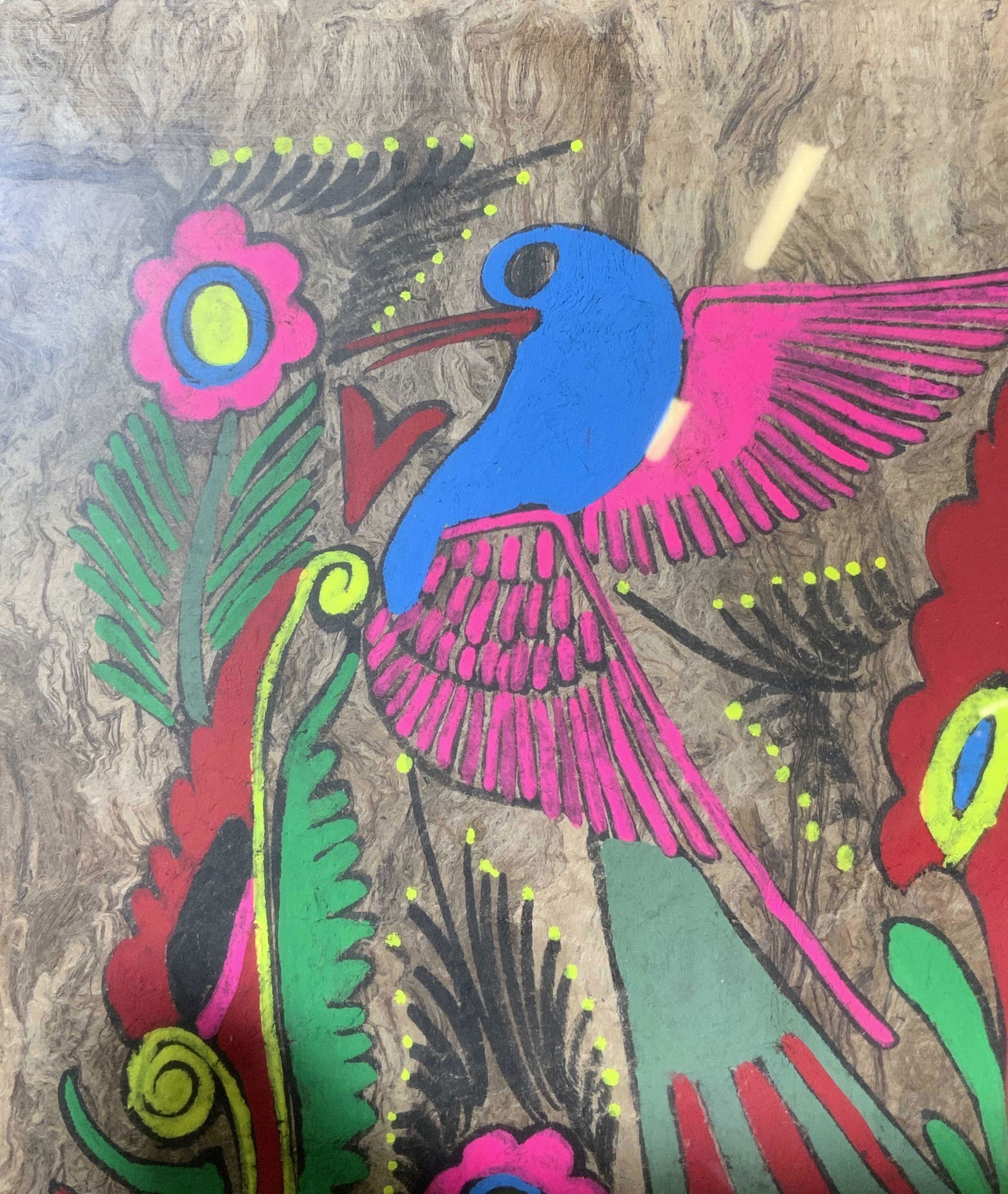 Colorful Mexican Alebrije on Bark Paper (1 of 4)
