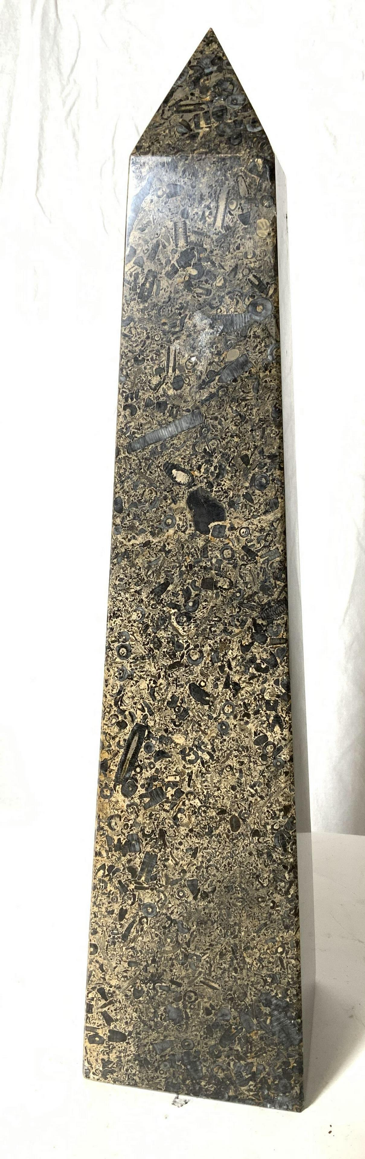 Carved Natural Stone Obelisk (1 of 6)