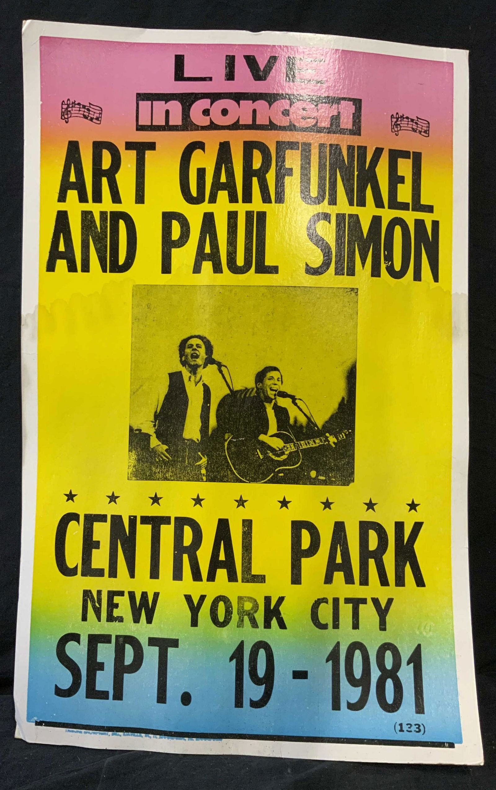 Art Garfunkel and Paul Simon Concert Advertisement (1 of 7)