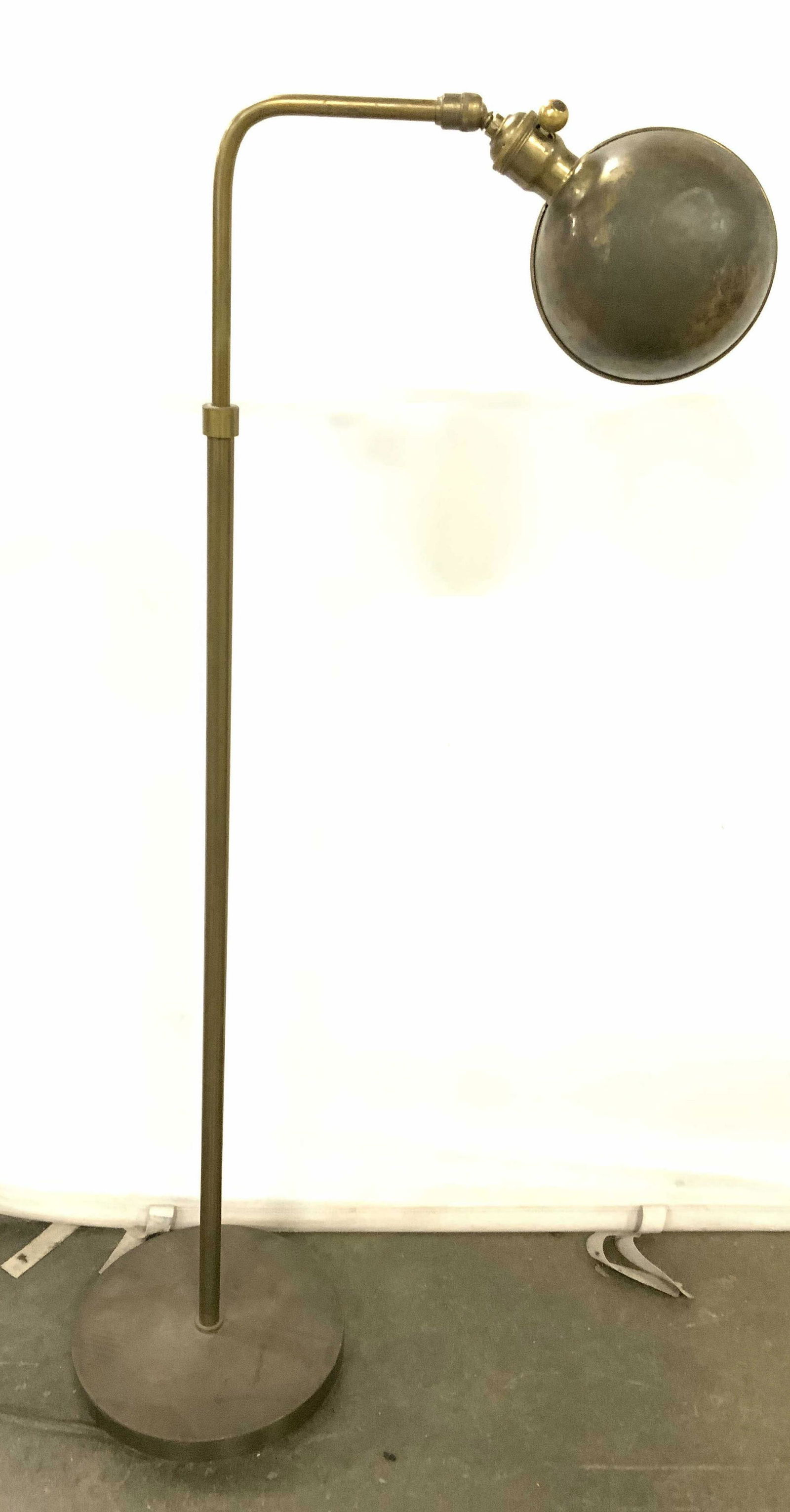 Antique Brass Adjustable Floor Lamp (1 of 8)