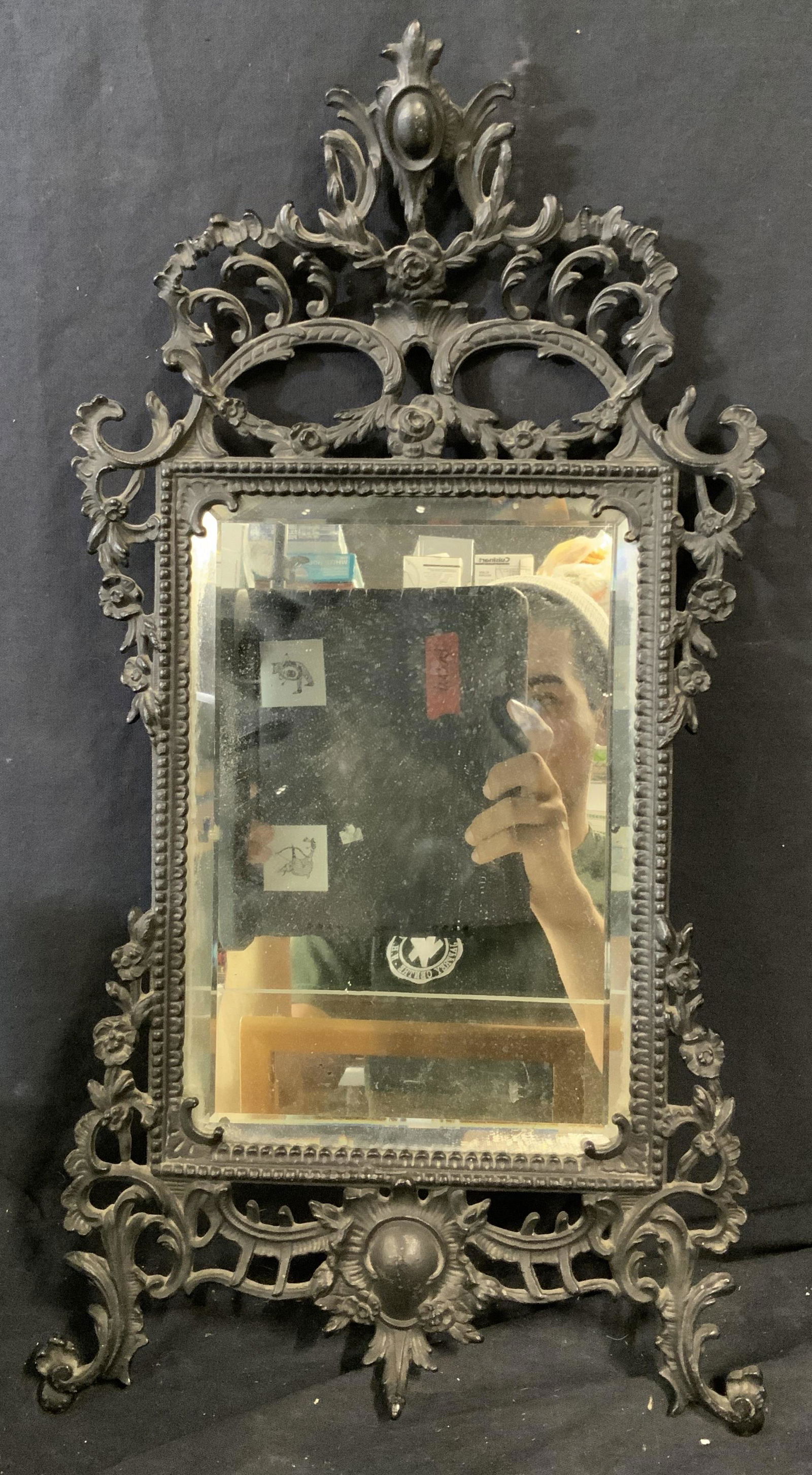 Beveled French Style Tabletop Mirror (1 of 4)