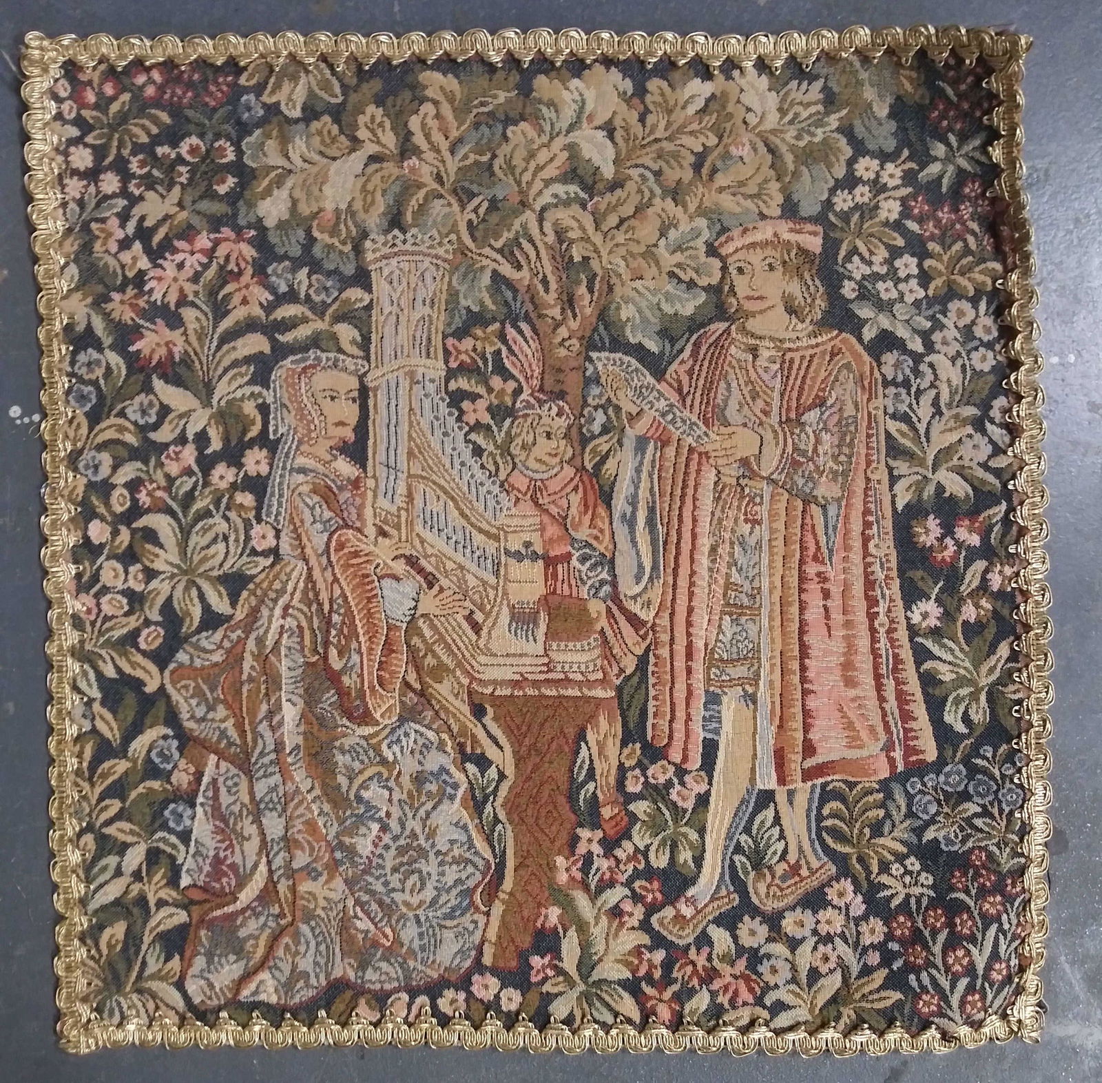 Renaissance Style Miniature Wall Tapestry (1 of 6)
