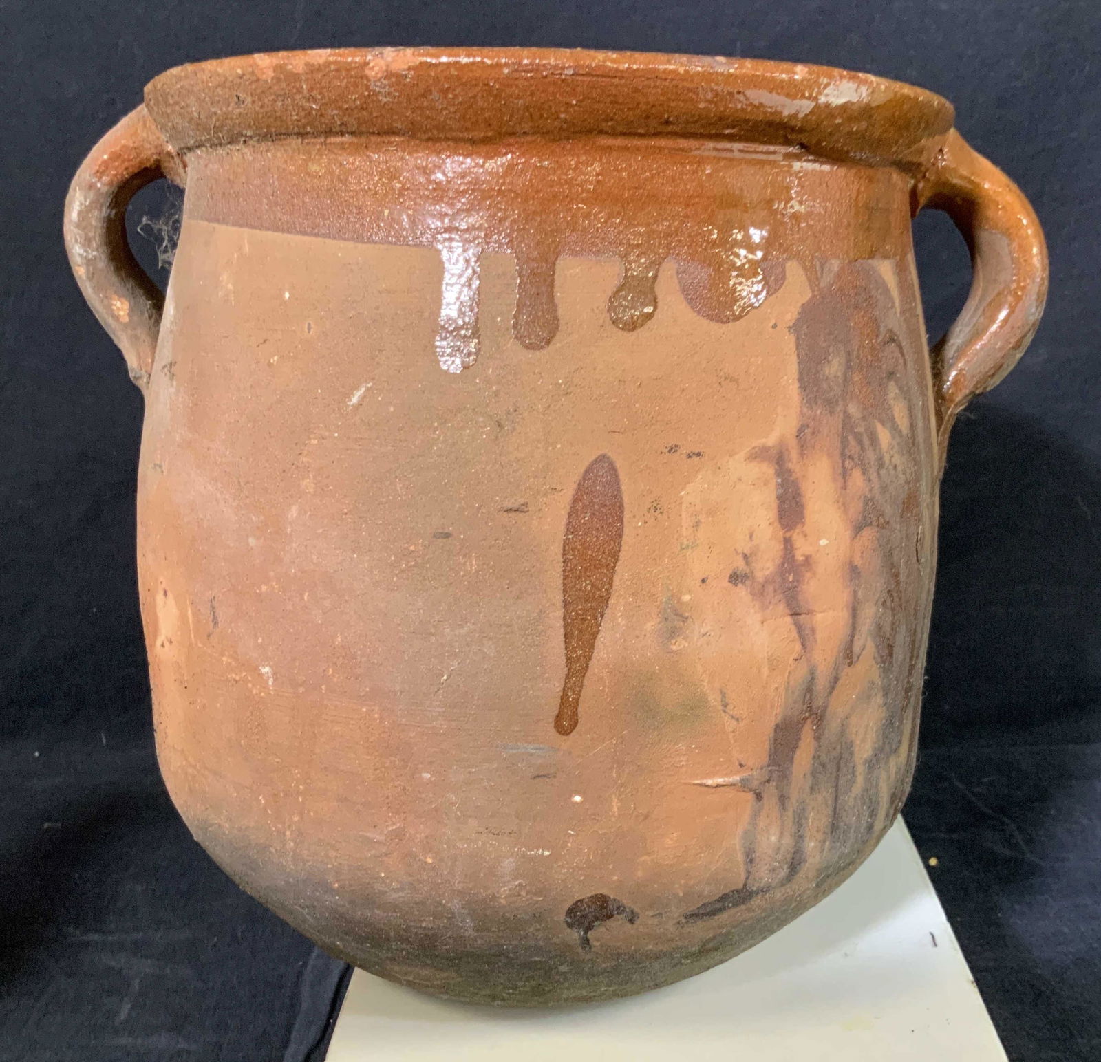 Antique Pottery Vessel with Handles, Hallmarked (1 of 6)