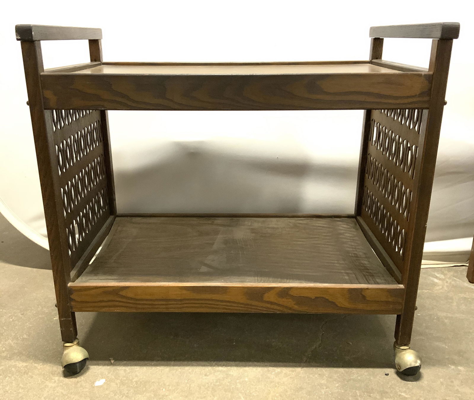 Vintage Two Tier Wooden Teacart (1 of 10)