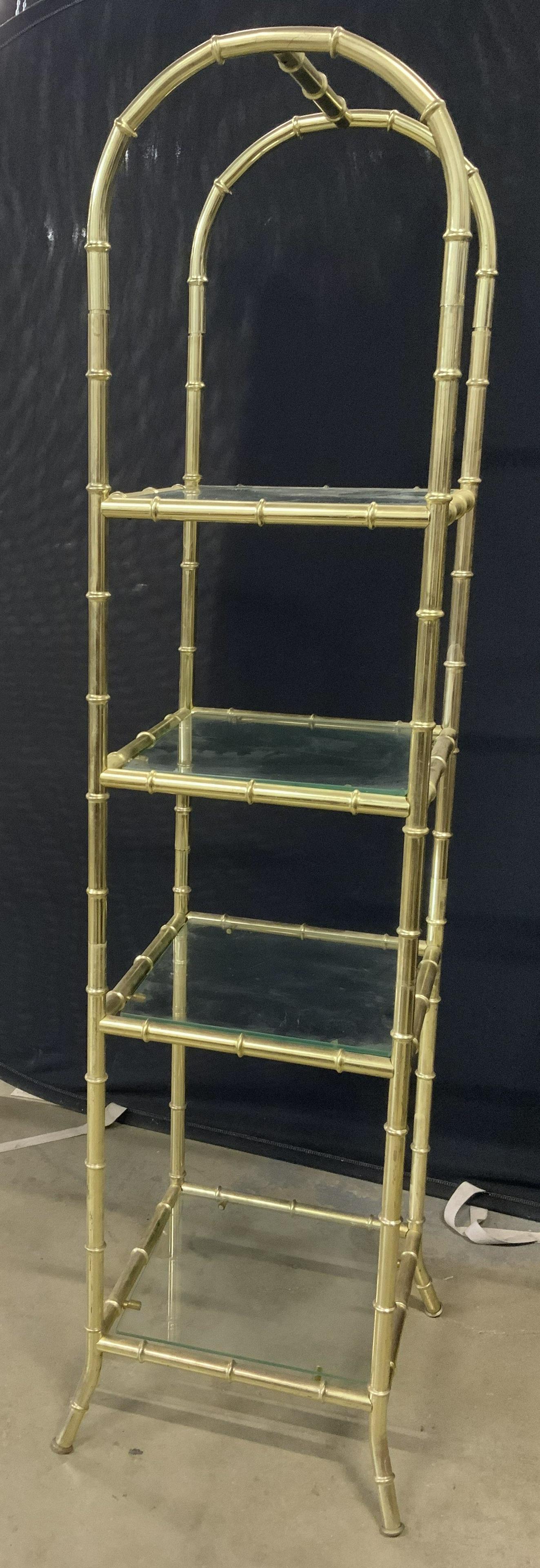 Gold Toned Metal Display Shelf (1 of 8)