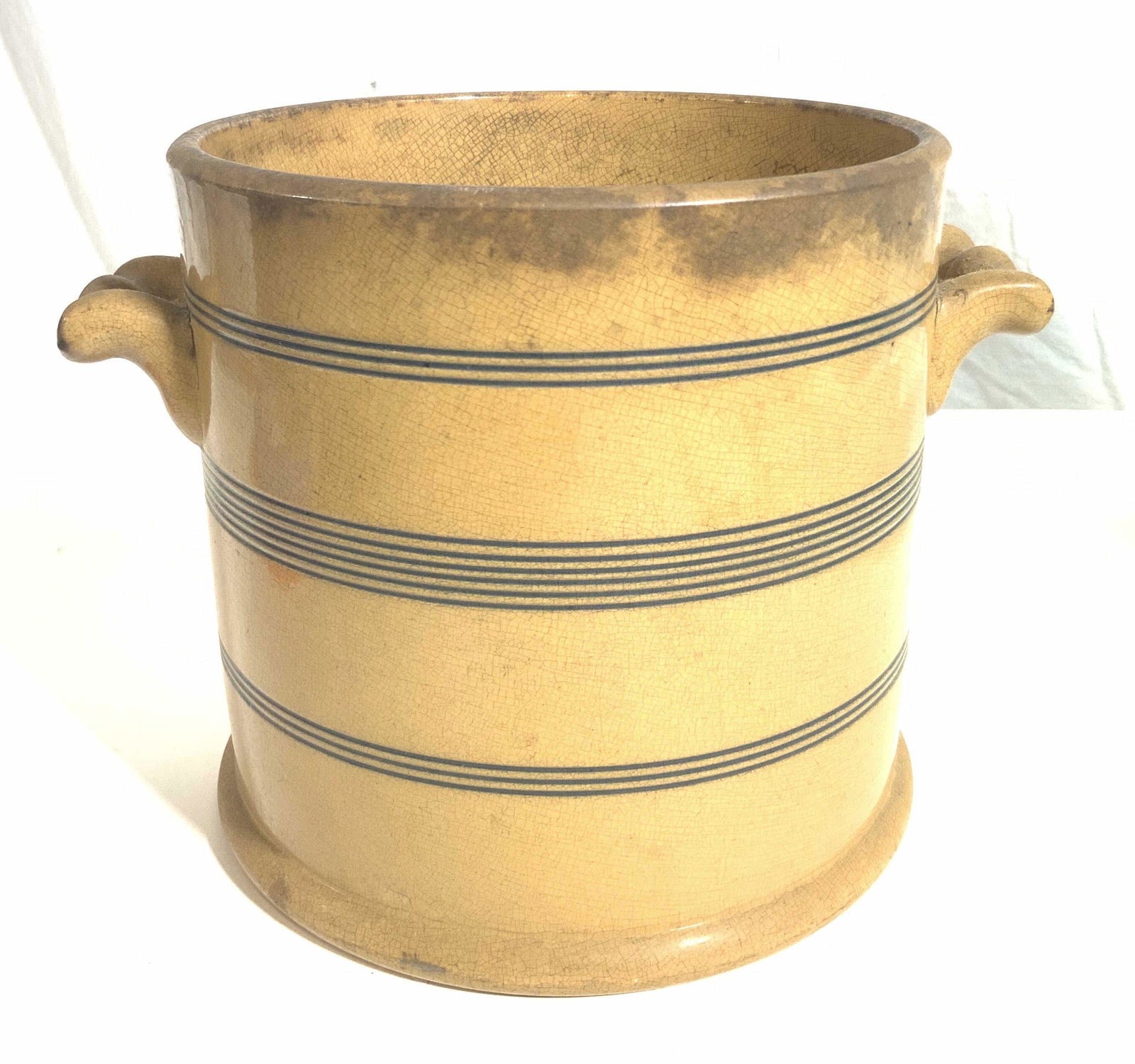 Vintage Banded Ceramic Vessel (1 of 10)