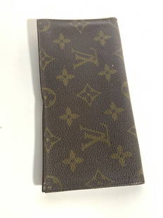 Louis Vuitton Monogram Canvas Portfolio Tri-fold Chain Macassar Wallet