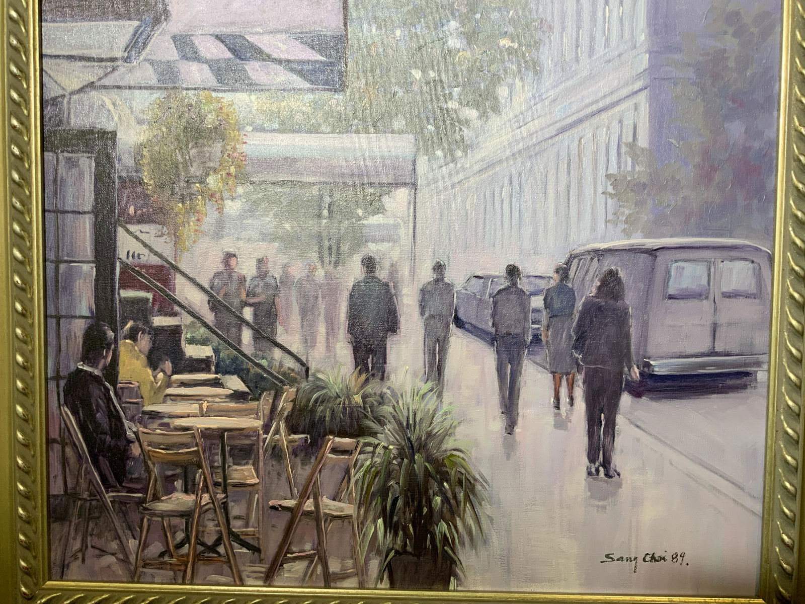 SANG CHOI Signed Korean Impressionist Oil Canvas (1 of 8)