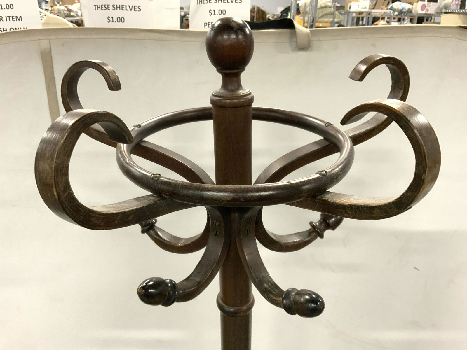 Antique Bentwood Standing Coat Rack (1 of 10)