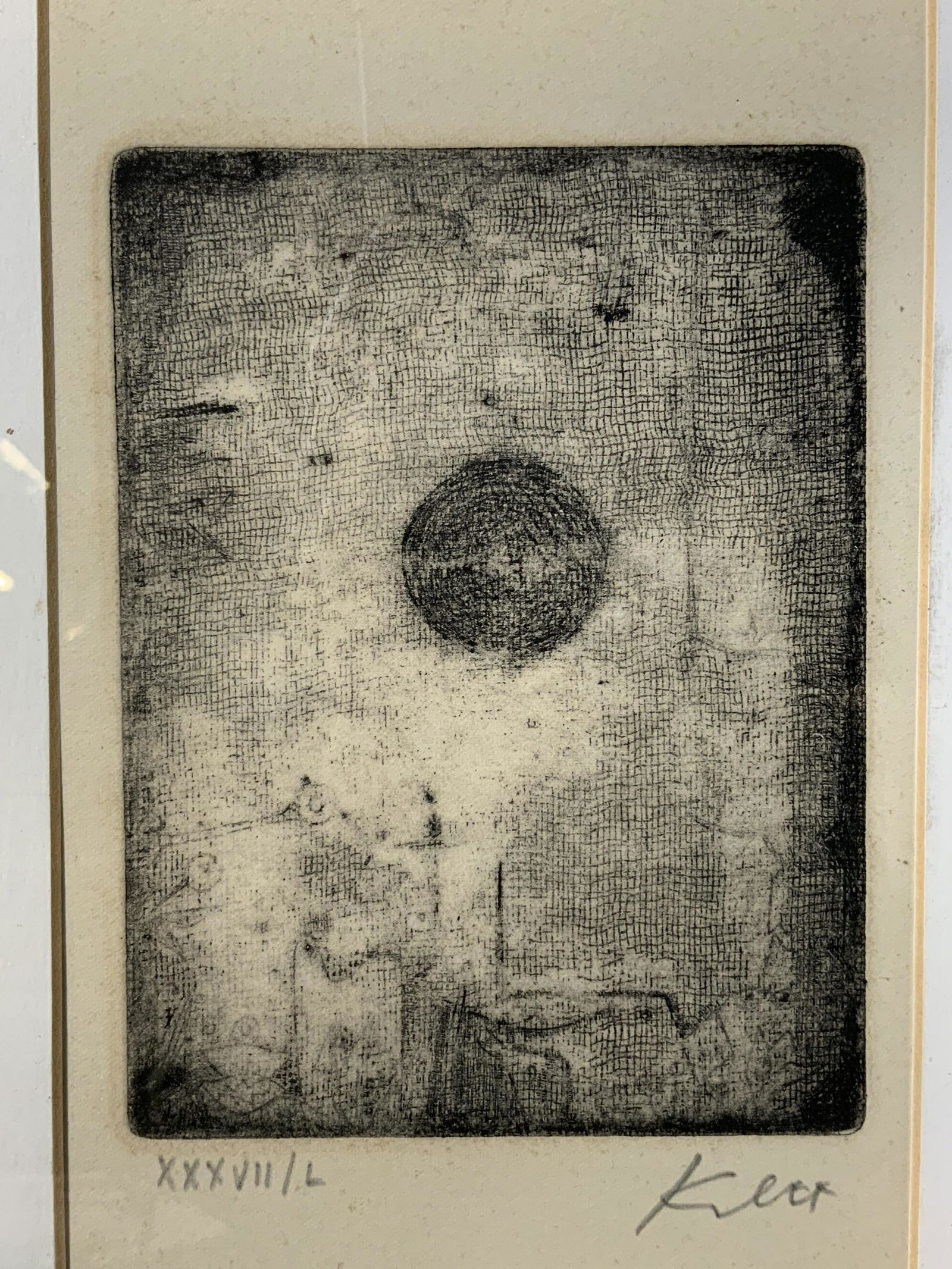 ATTR PAUL KLEE Signed Lmt Ed Monochrome Engraving (1 of 11)