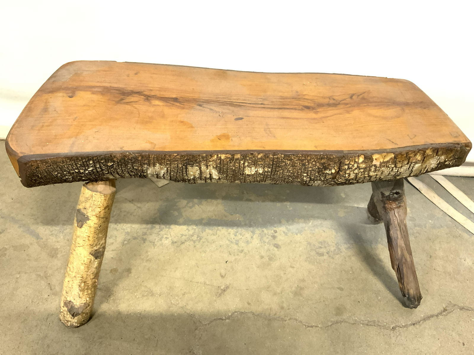 Arts & Crafts Tree Branch Adirondack Style Stool (1 of 10)
