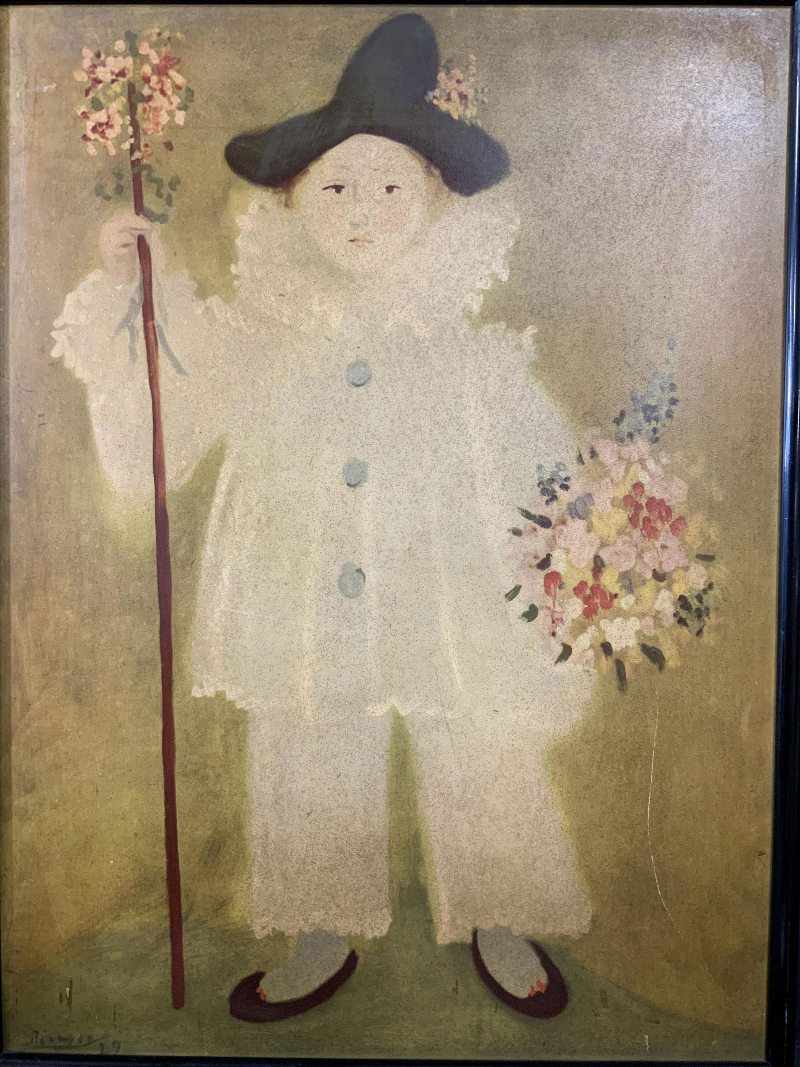 PABLO PICASSO Serigraph Print of Paulo as Pierrot (1 of 12)