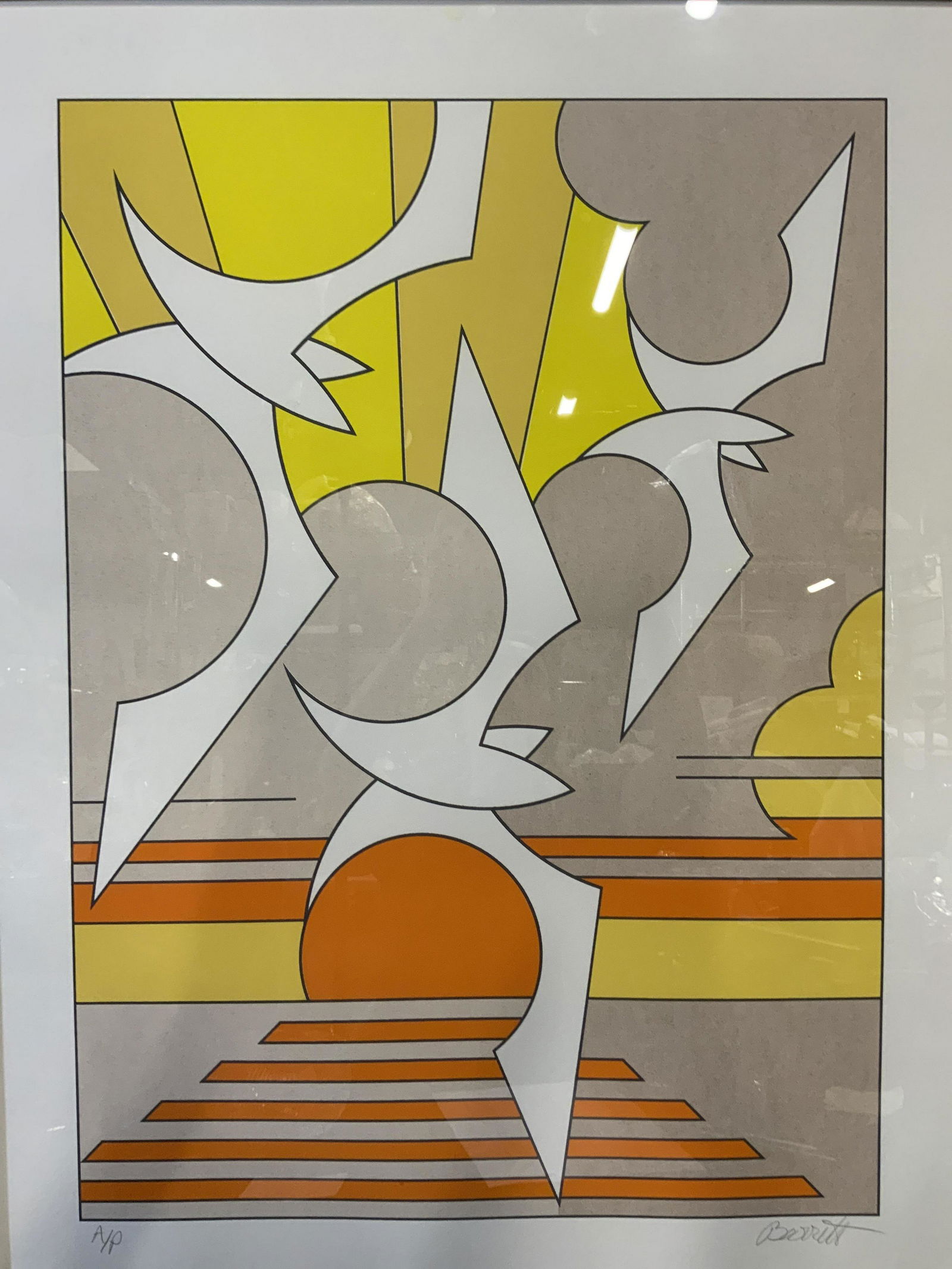 ATTR THOMAS BARRETT Signed Abstract Serigraph (1 of 11)