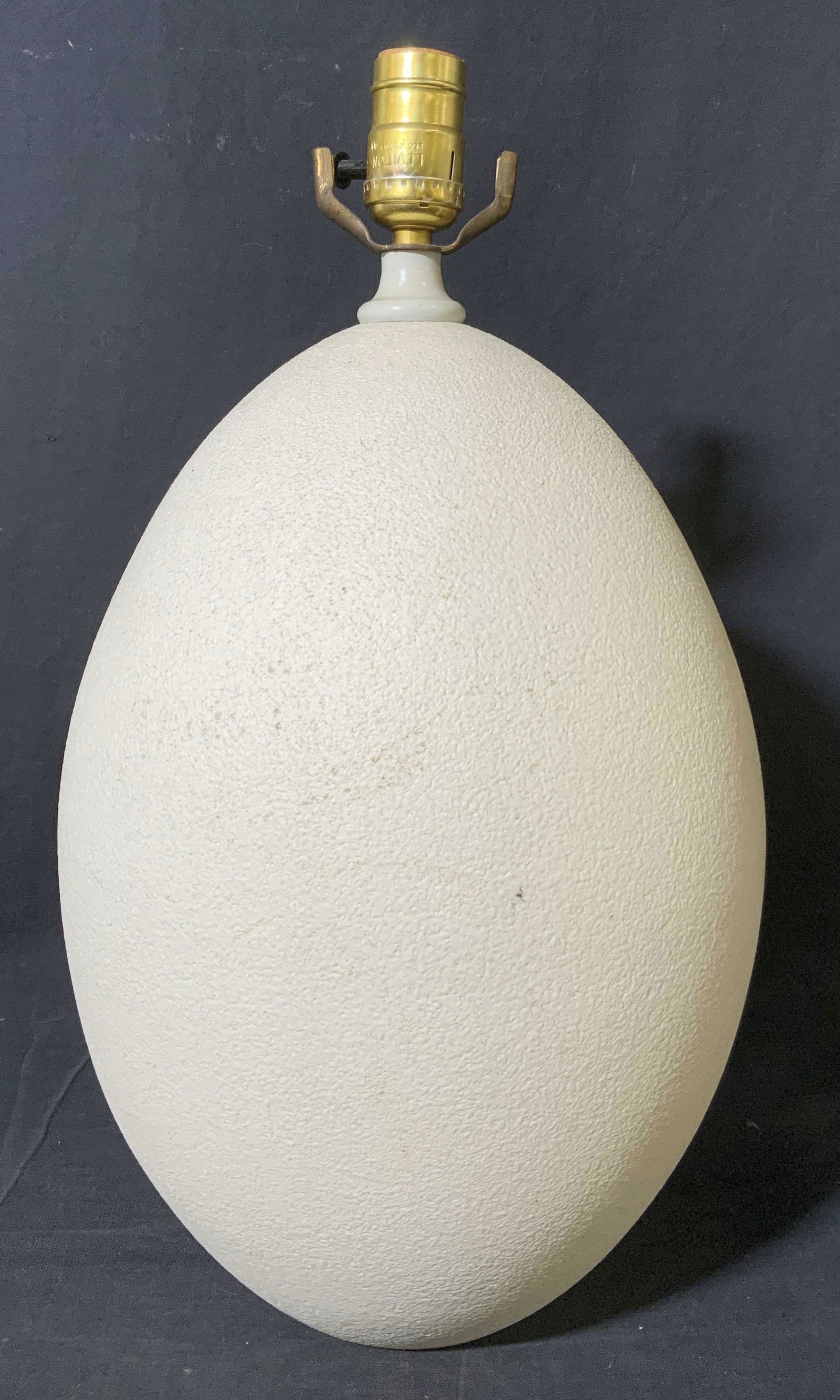 Egg Formed Ceramic Tabletop Lamp (1 of 10)