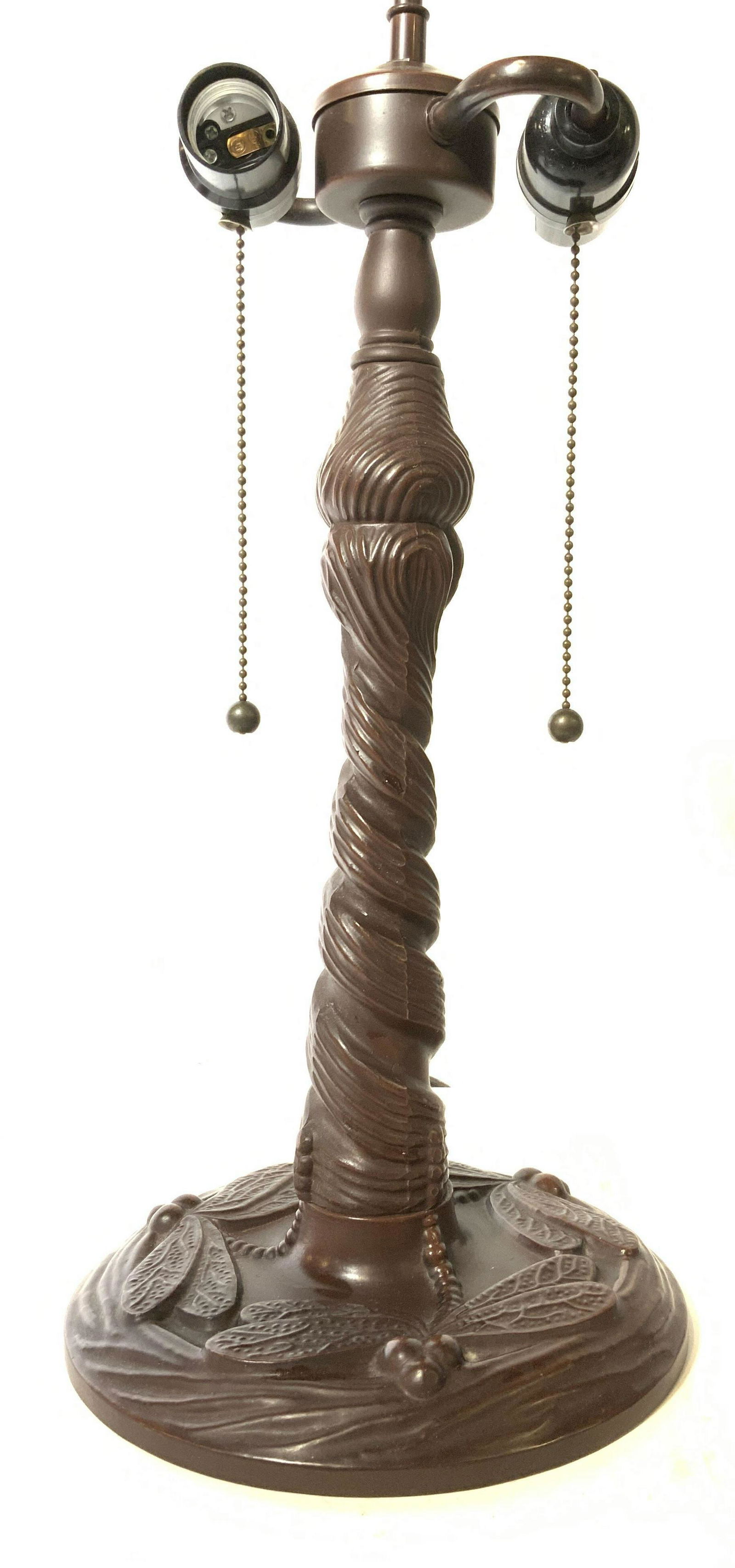 Cast Iron Dragonfly Tabletop Lamp (1 of 10)