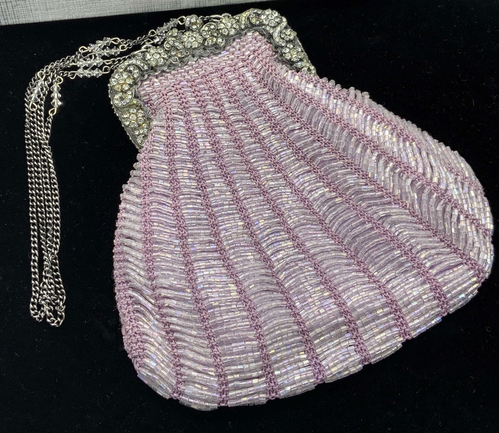 CLARA KASAVINA Beaded Wrist Purse, Bergdorf Box (1 of 15)
