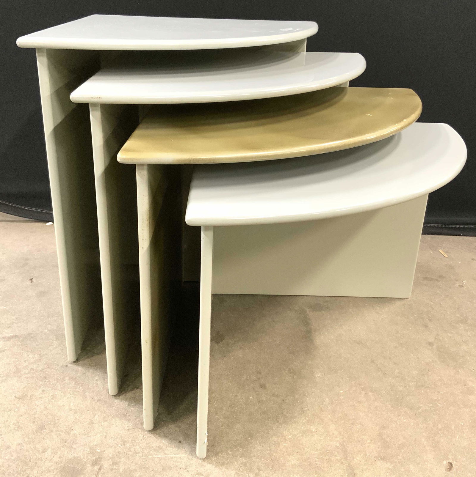 Set 4 Corner Nesting Tables (1 of 10)