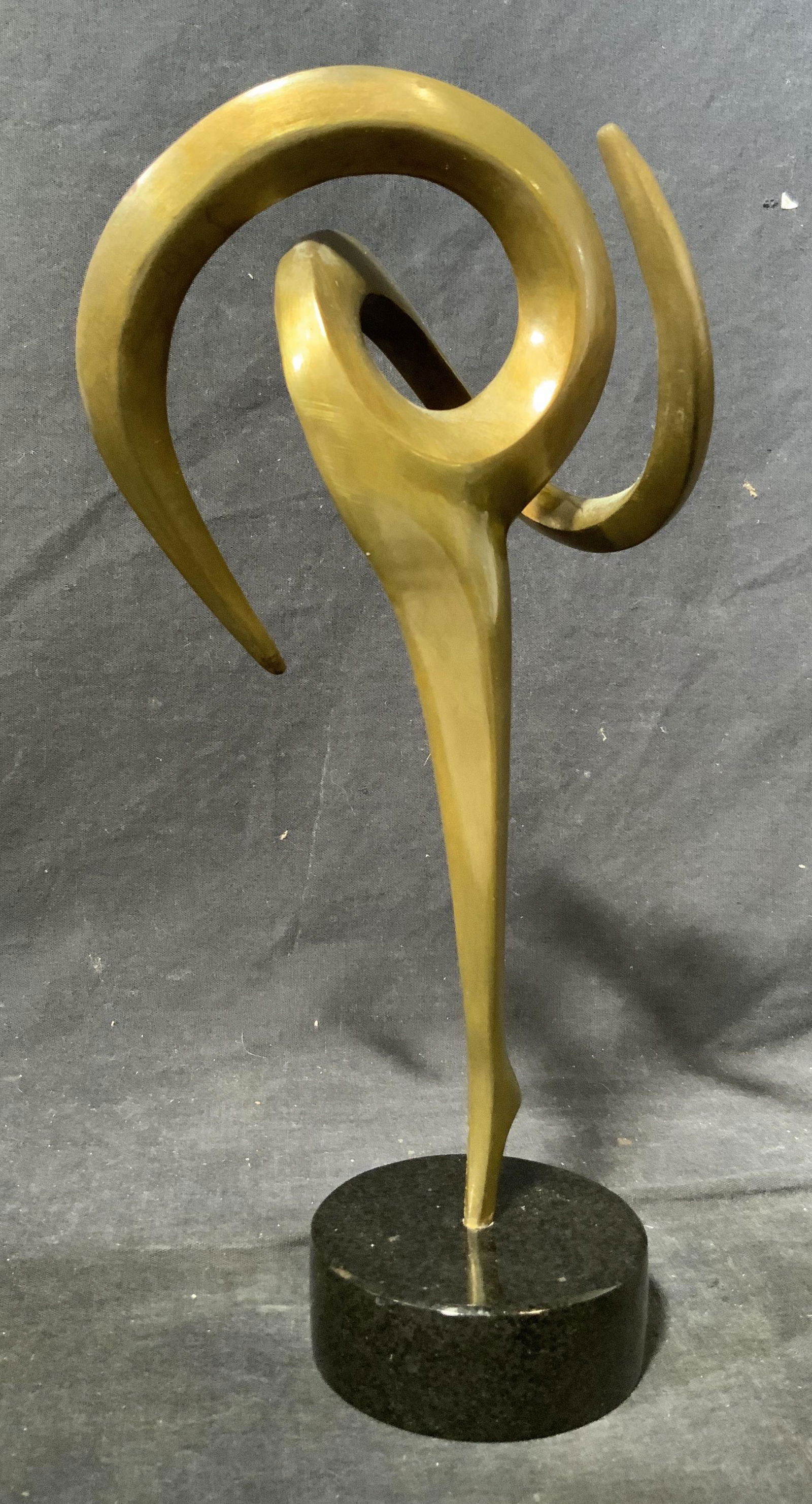 Vintage Brass Abstract Sculpture (1 of 8)