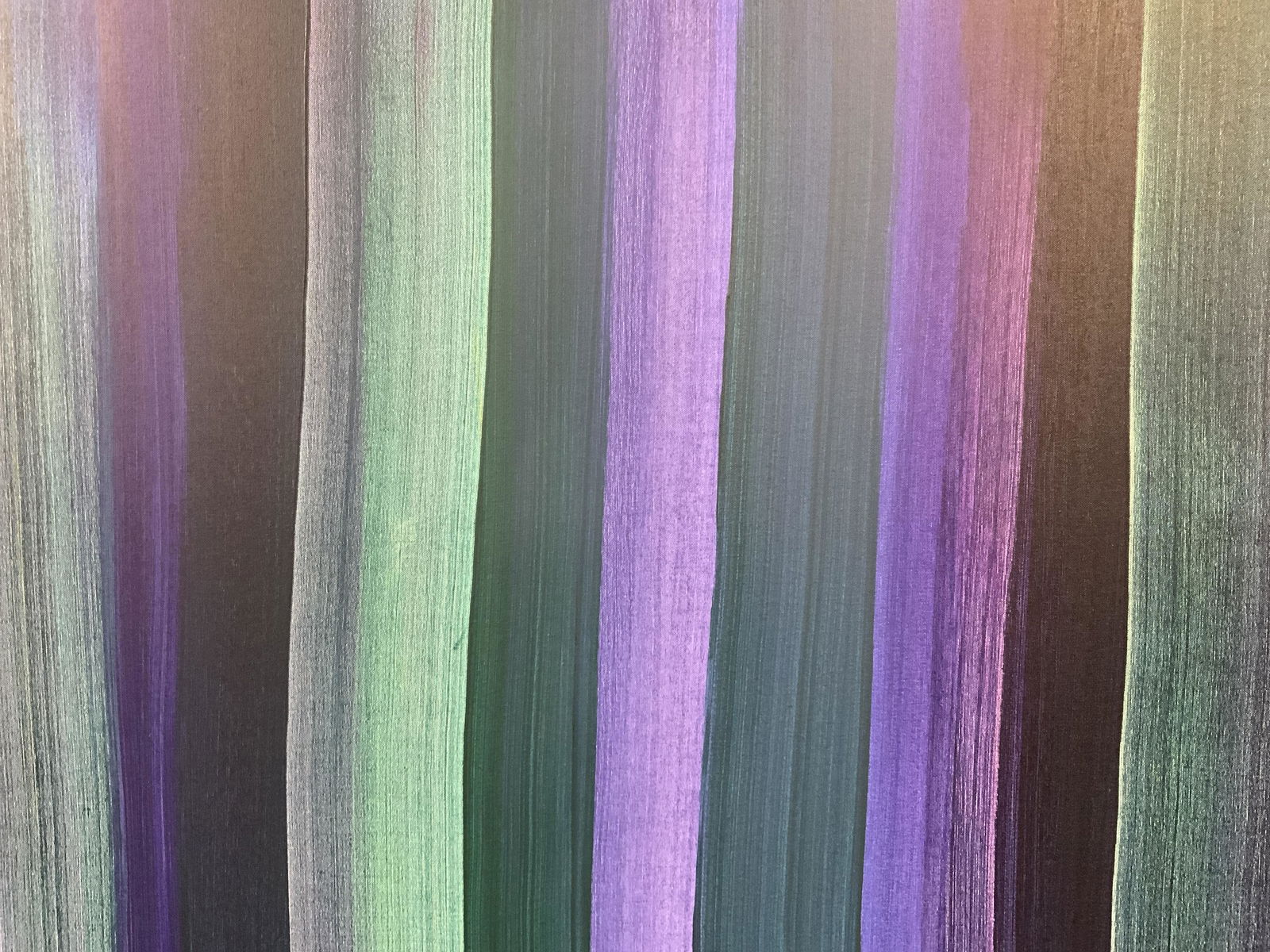 STAN LINDWASSER Signed Abstract Cool Tones Acrylic (1 of 10)