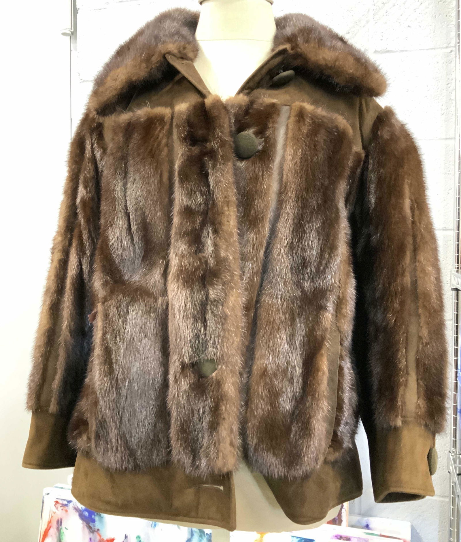 Mink & Suede Jacket by JEAN PIERRE (1 of 11)