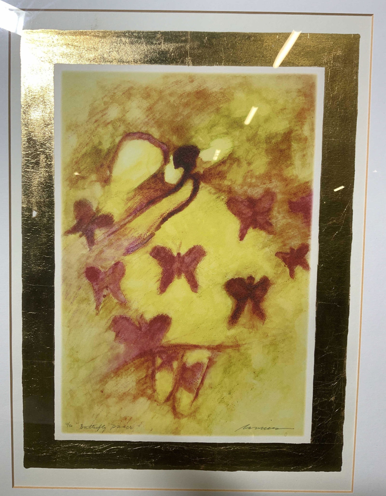 DANIEL RAMIREZ Signed Butterfly Watercolor (1 of 10)