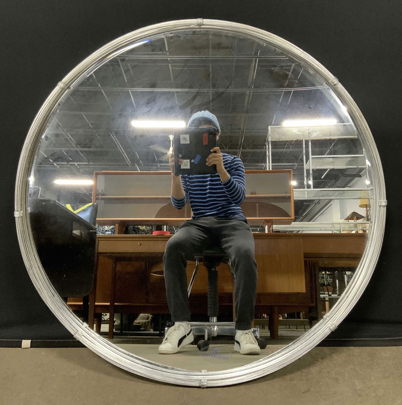 UTTERMOST Large Round Decorative Mirror (1 of 5)