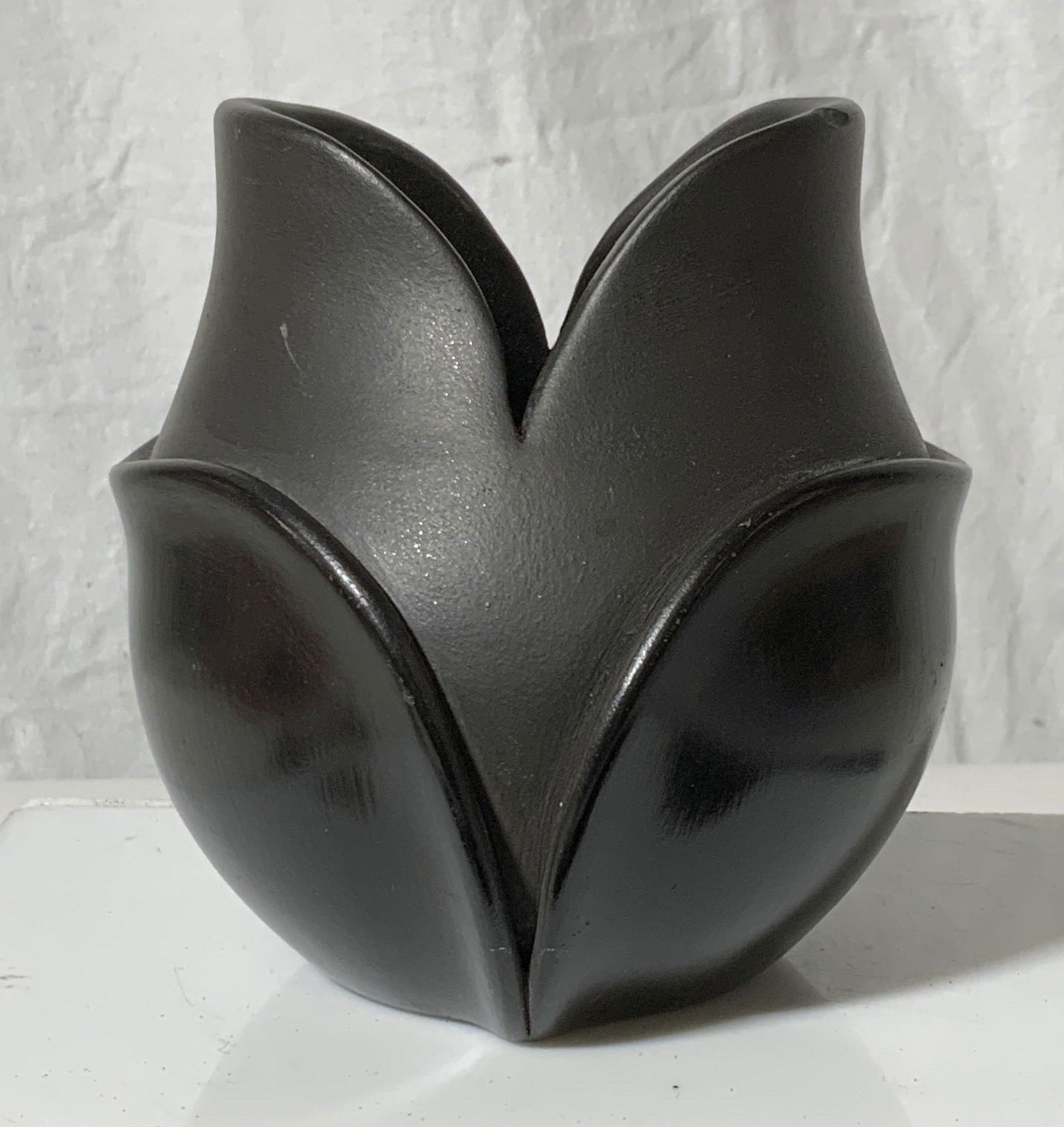 Signed KOVATS Black Ceramic Vessel, HUNGARY (1 of 7)