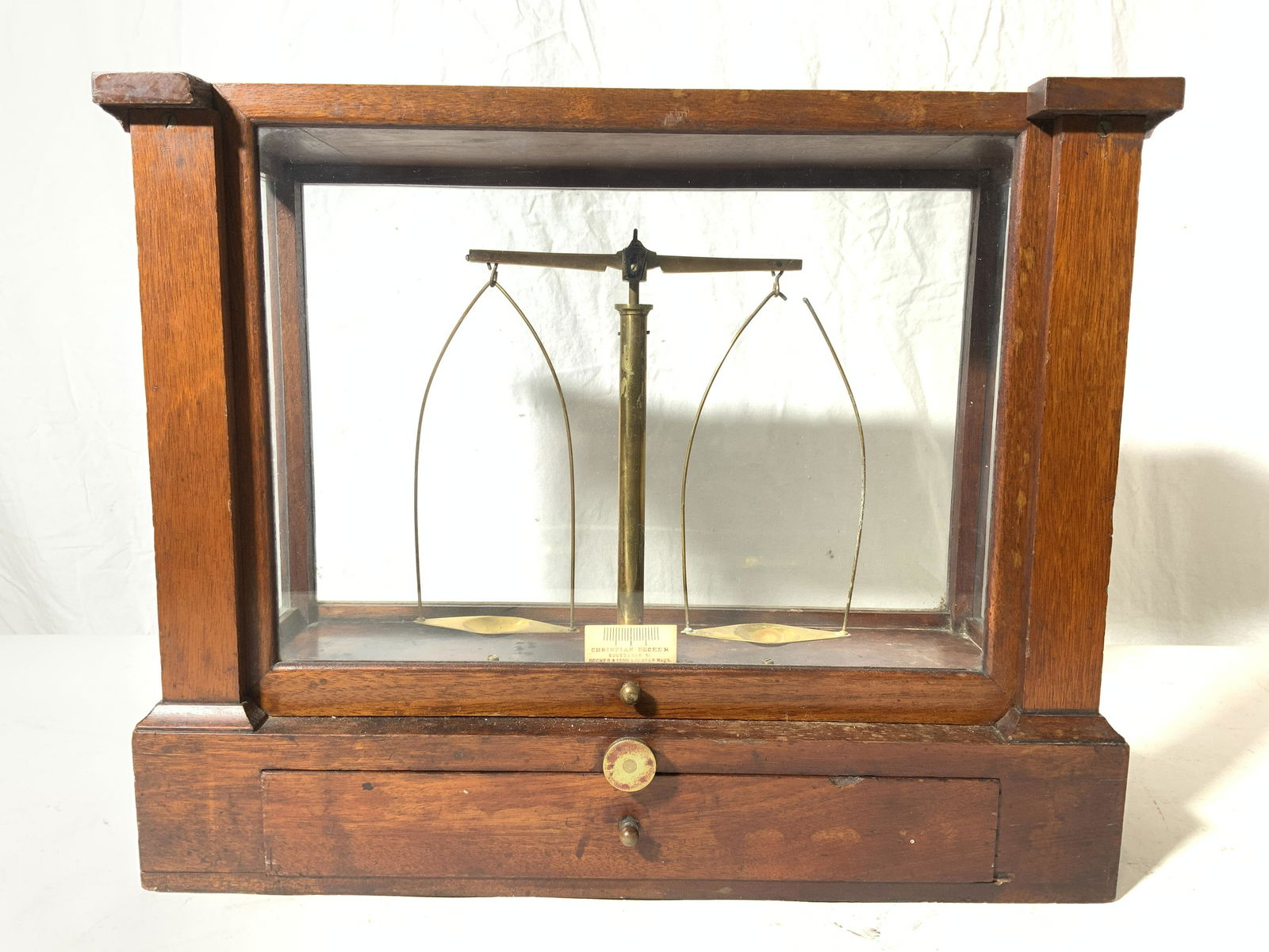 BECKER & SONS Antique Wooden Scale (1 of 10)