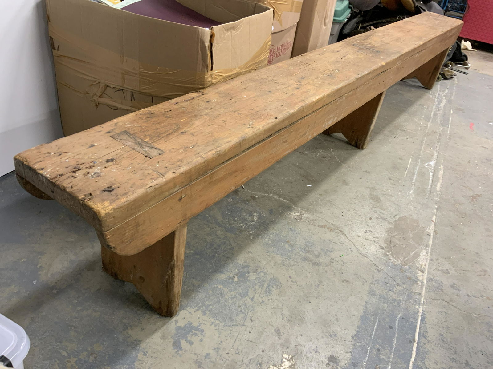 Antique Wooden Bench (1 of 8)