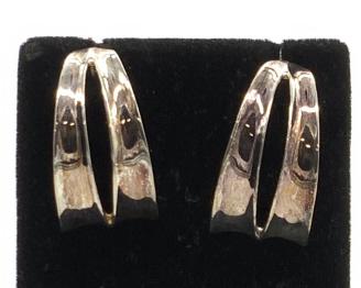 Silver Plated Robert Lee Morris Earrings (1 of 6)
