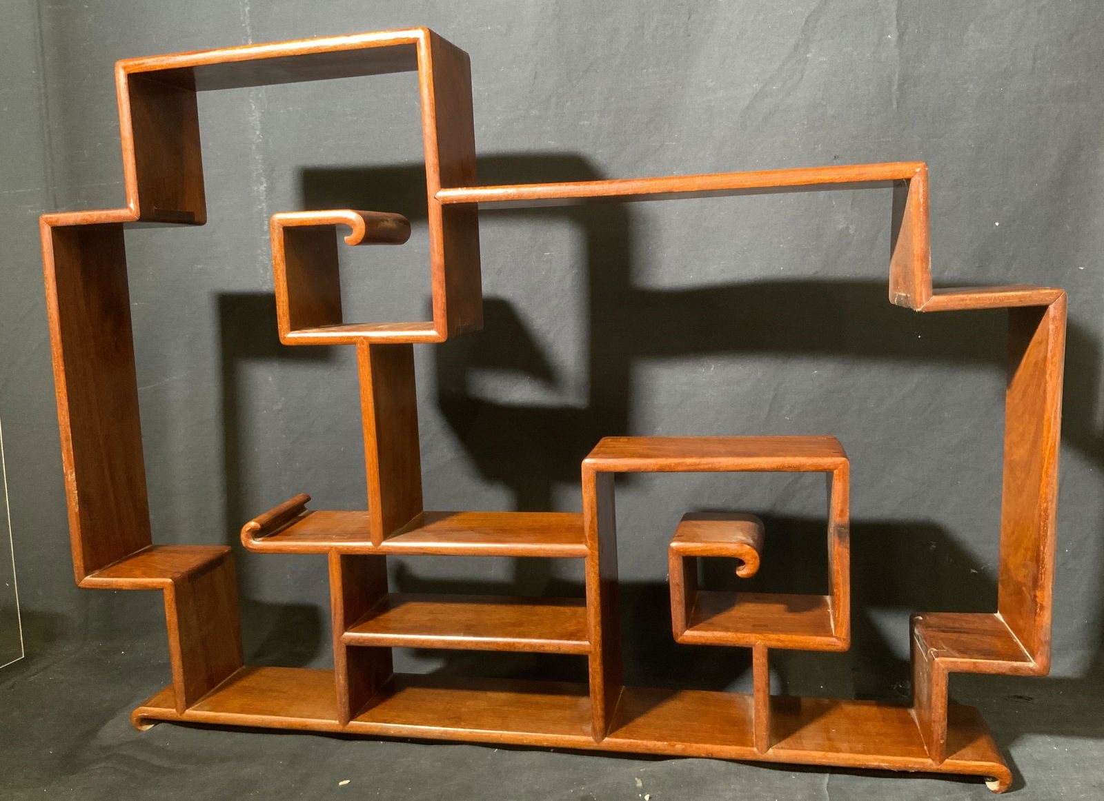 Handcrafted Small Chinese Curio Wall Shelves (1 of 6)