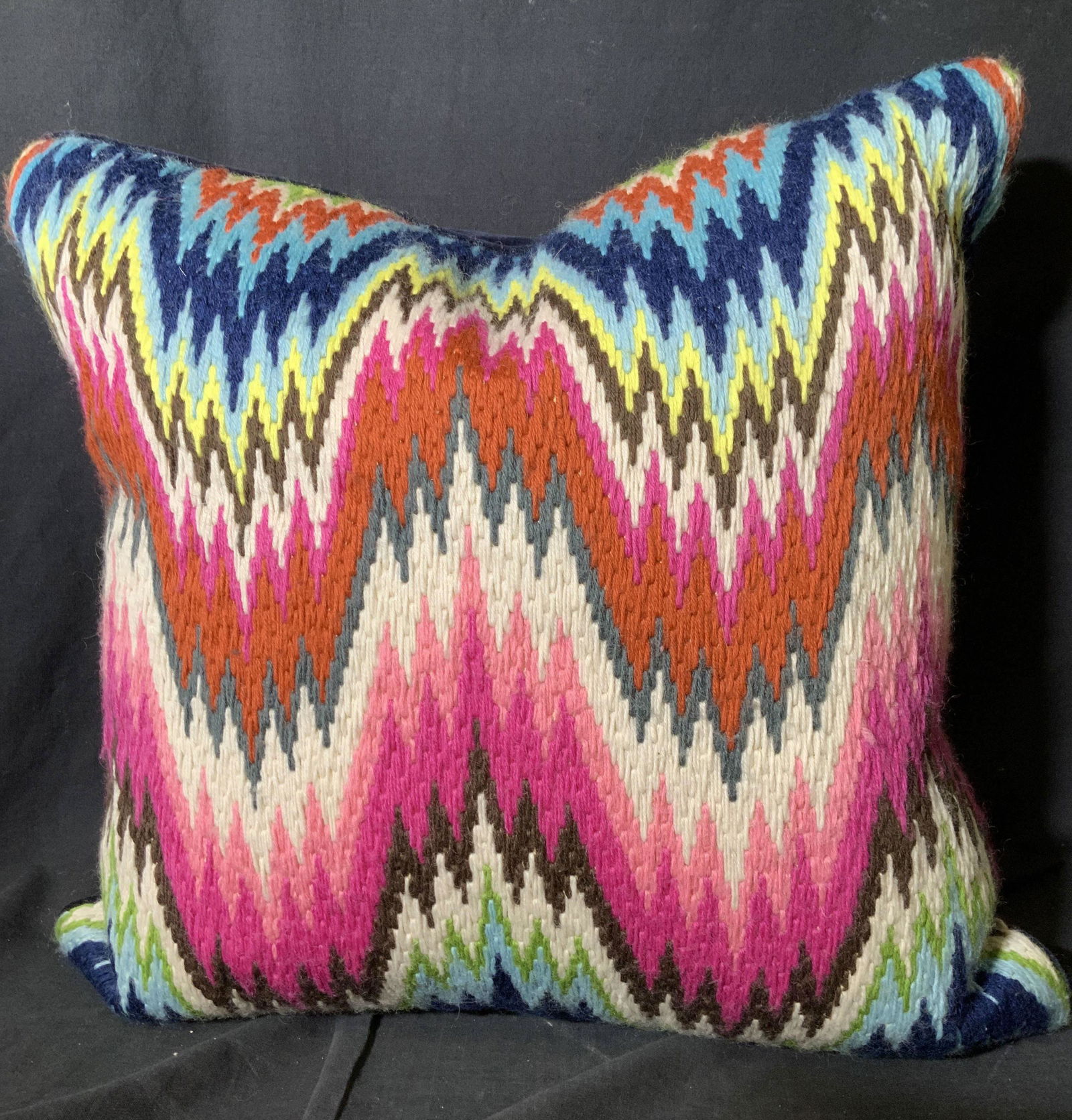 JONATHAN ROBSHAW Lux Yarn and Plush Feather Pillow (1 of 7)