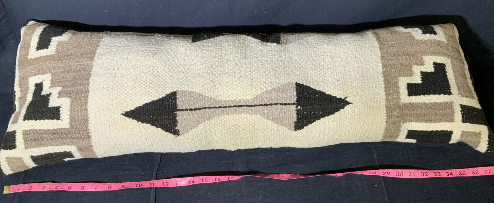 Wool Tapestry Long Decorative Pillow, 37 in. (1 of 6)