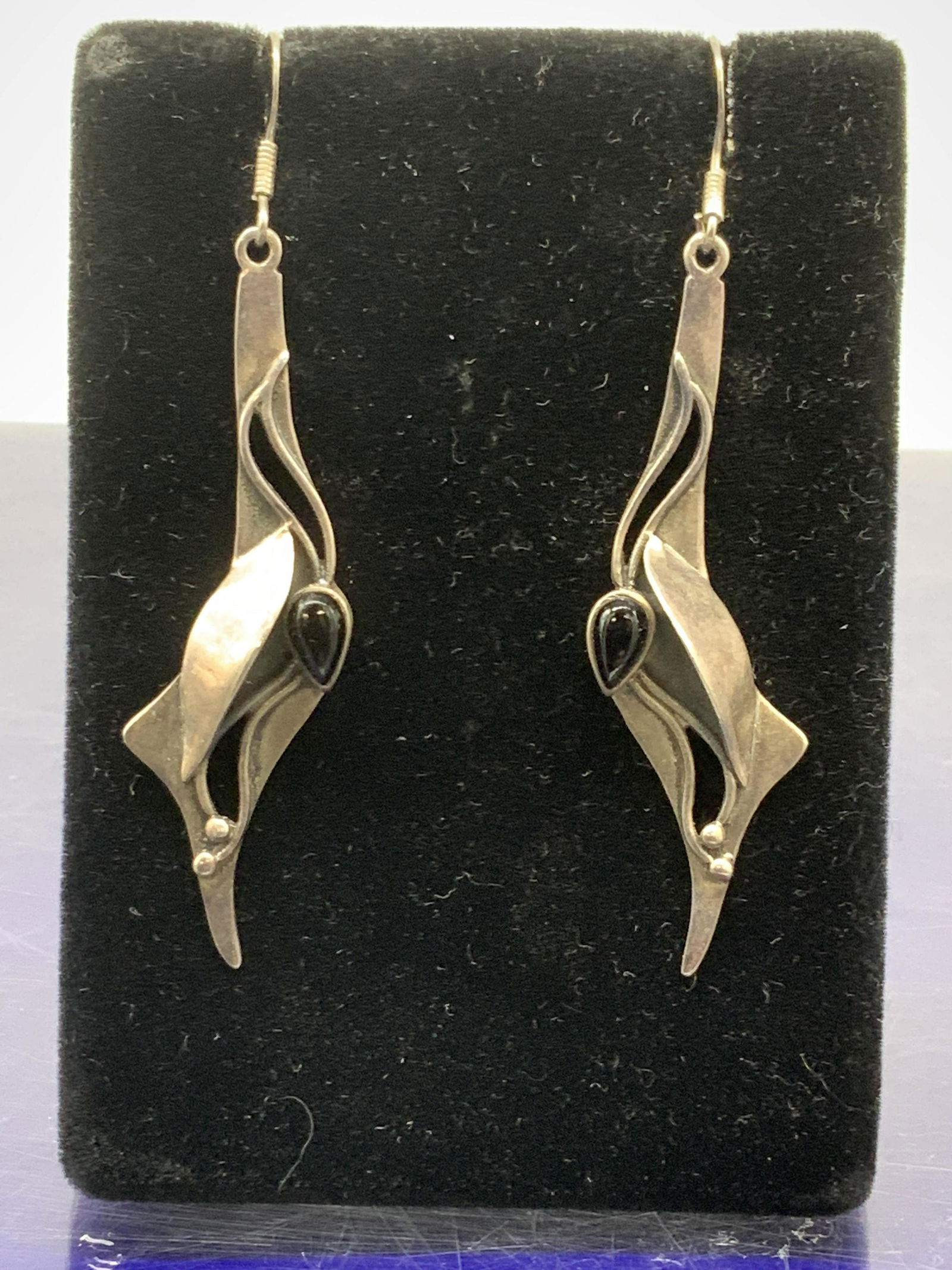 Bohemian Style Drop Sterling Silver Earrings (1 of 4)