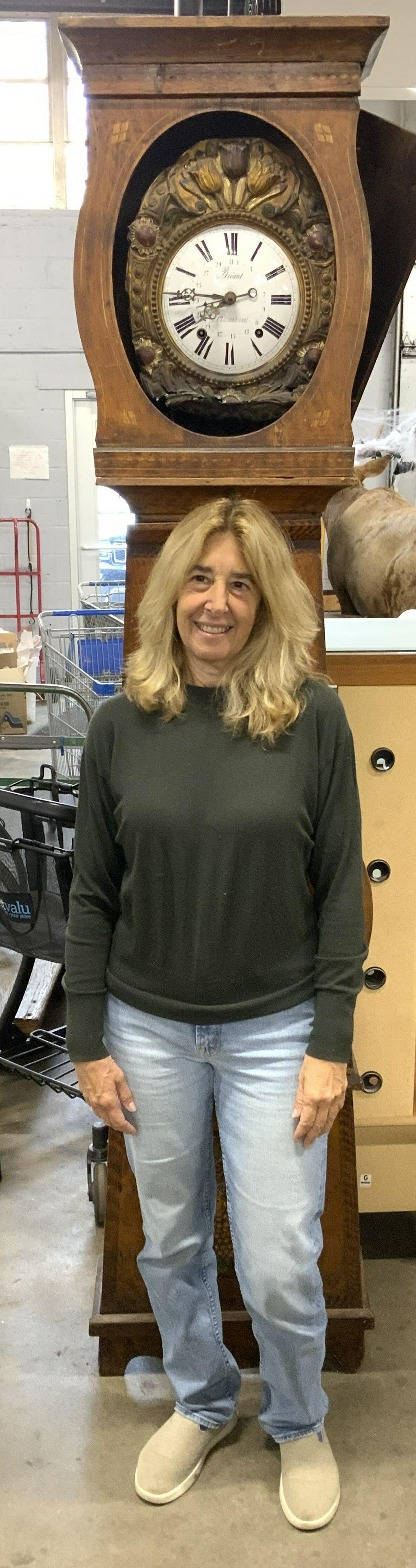 Signed BRIANT 18 Century French Grandfather Clock (1 of 15)