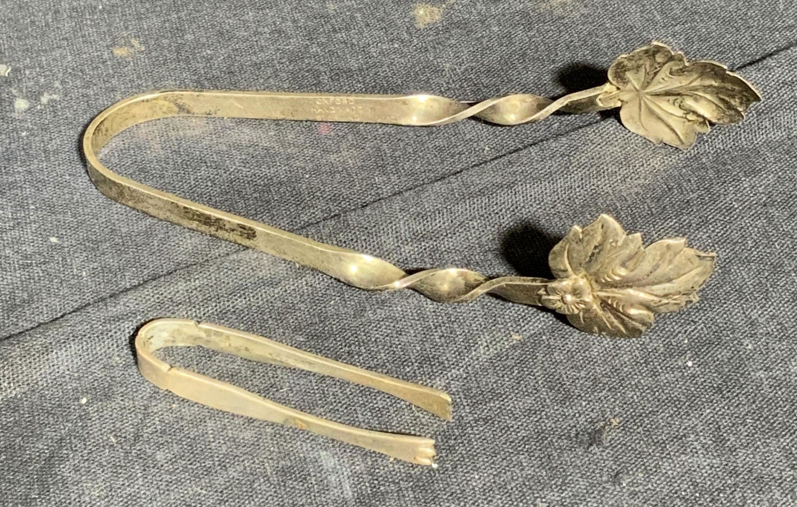 Small Sterling Silver Tongs Pair (1 of 4)