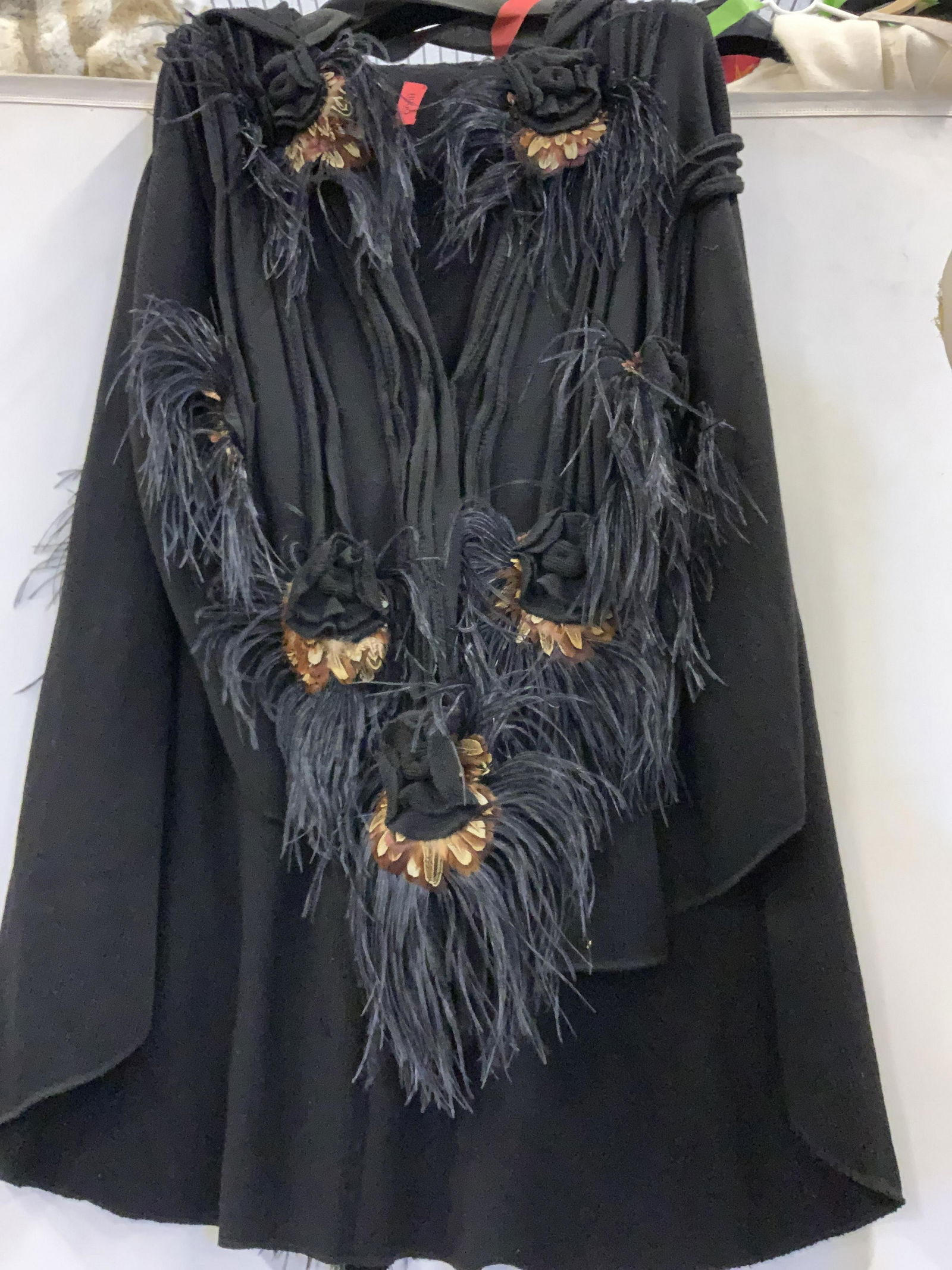 HUGO BOSS Virgin Wool and Feather Serape (1 of 10)