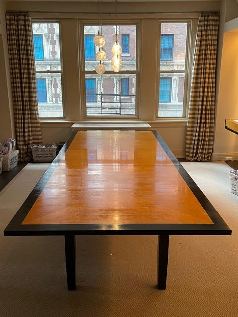 Art Deco Custom Three Tone Dining Table (1 of 19)