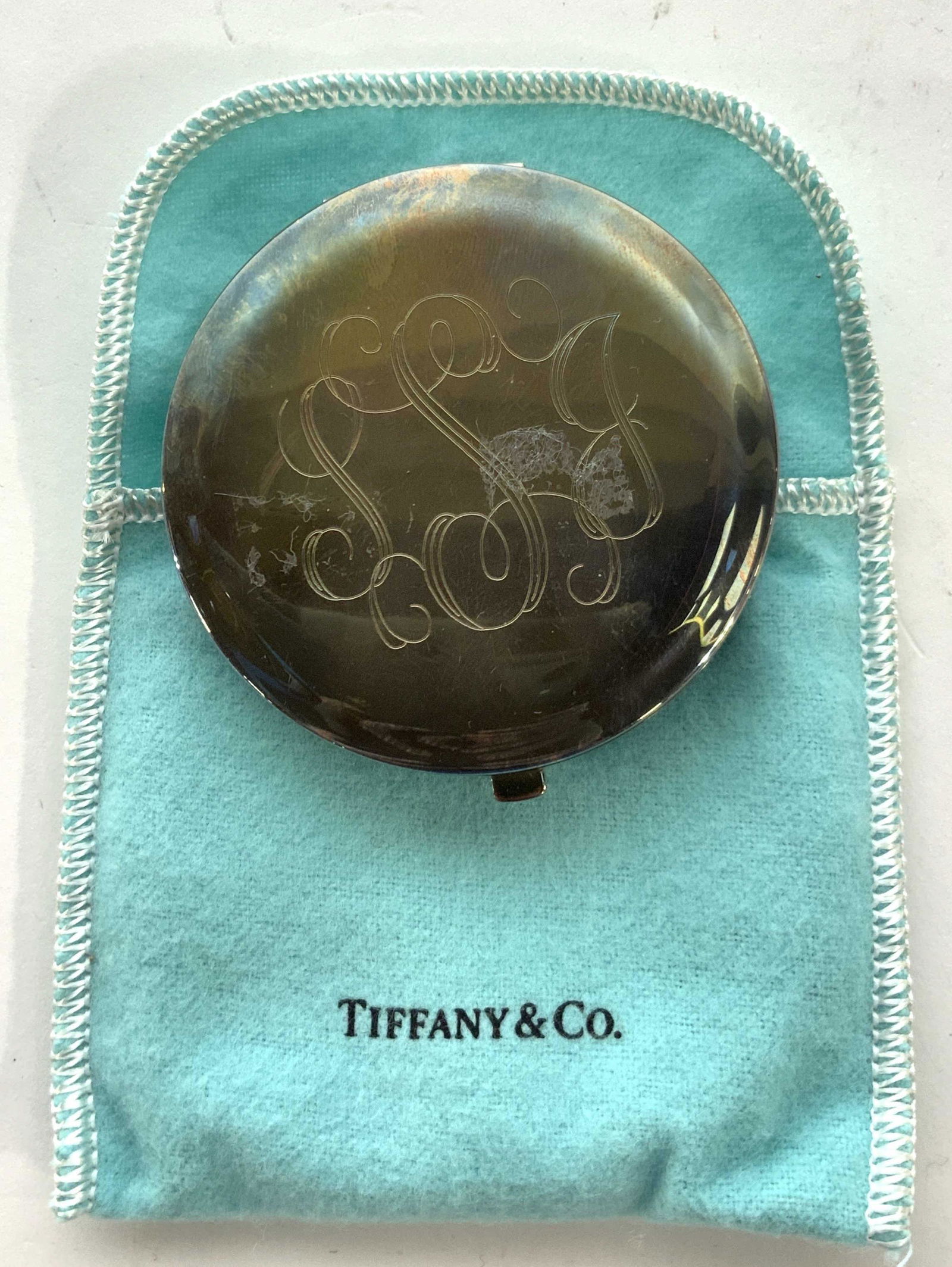 TIFFANY & CO. Sterling Silver Compact Mirror (1 of 10)