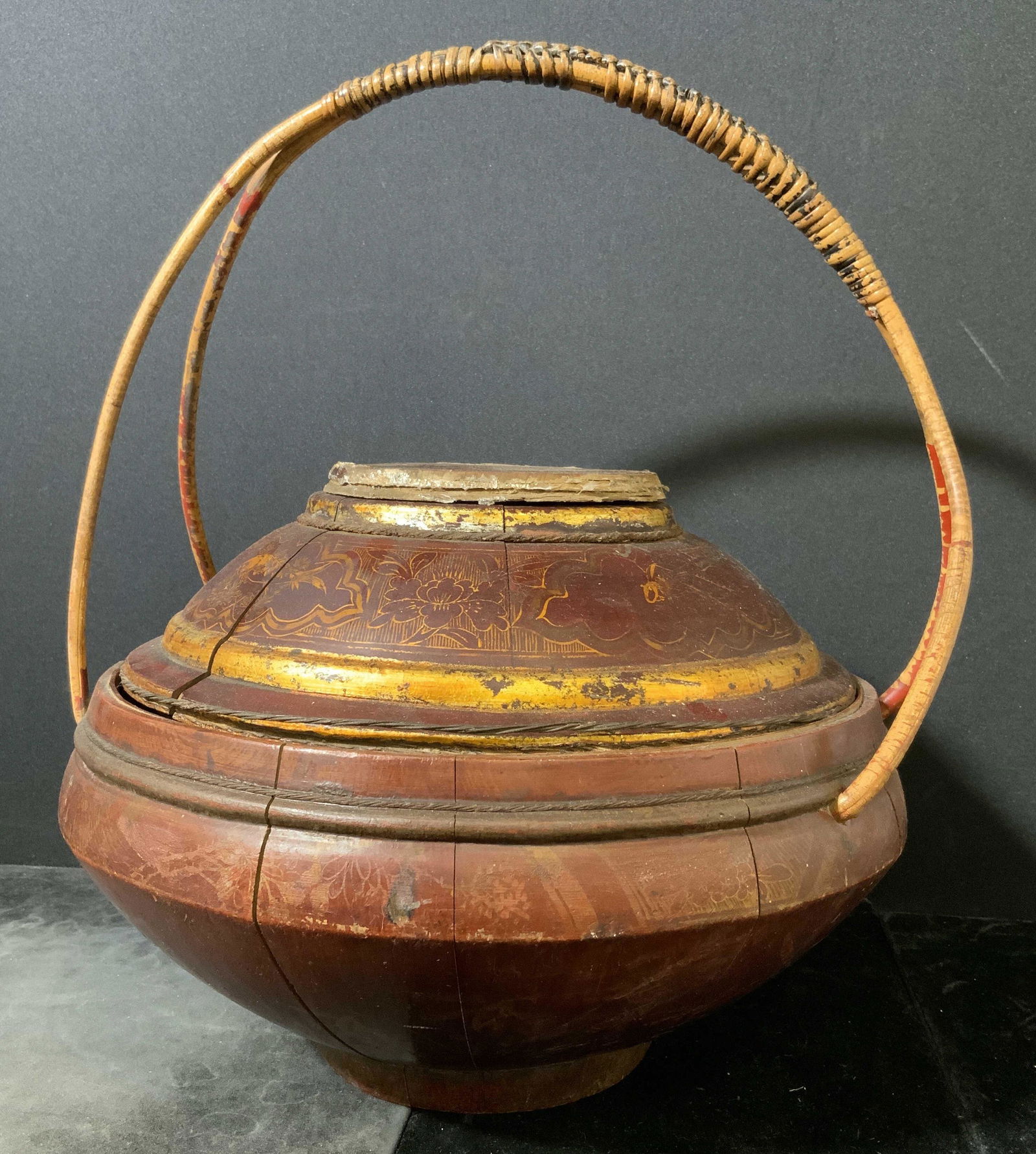 Antique Asian Grain Basket (1 of 12)