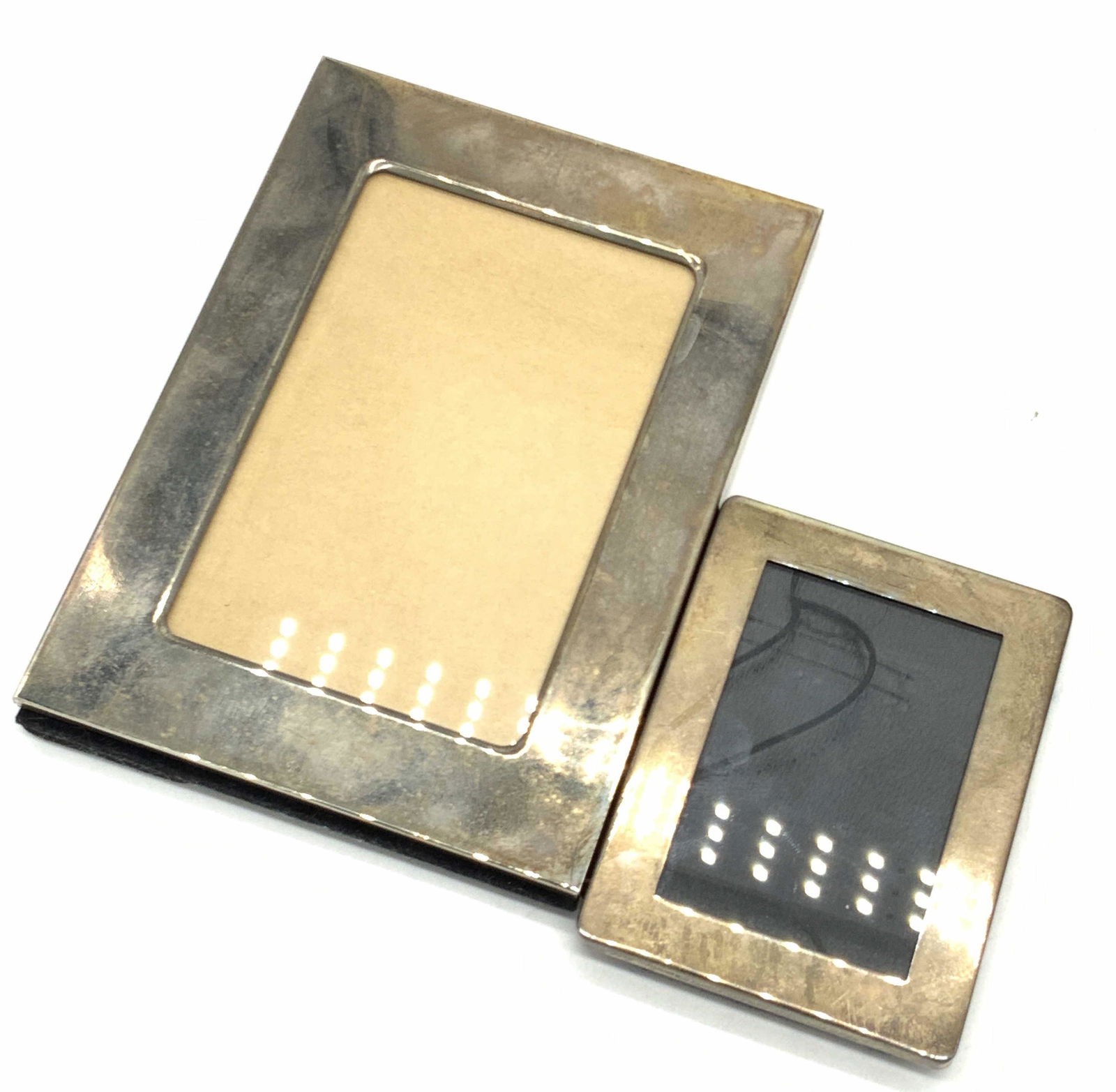 2 STERLING SILVER & Silver Plated Picture Frames (1 of 11)