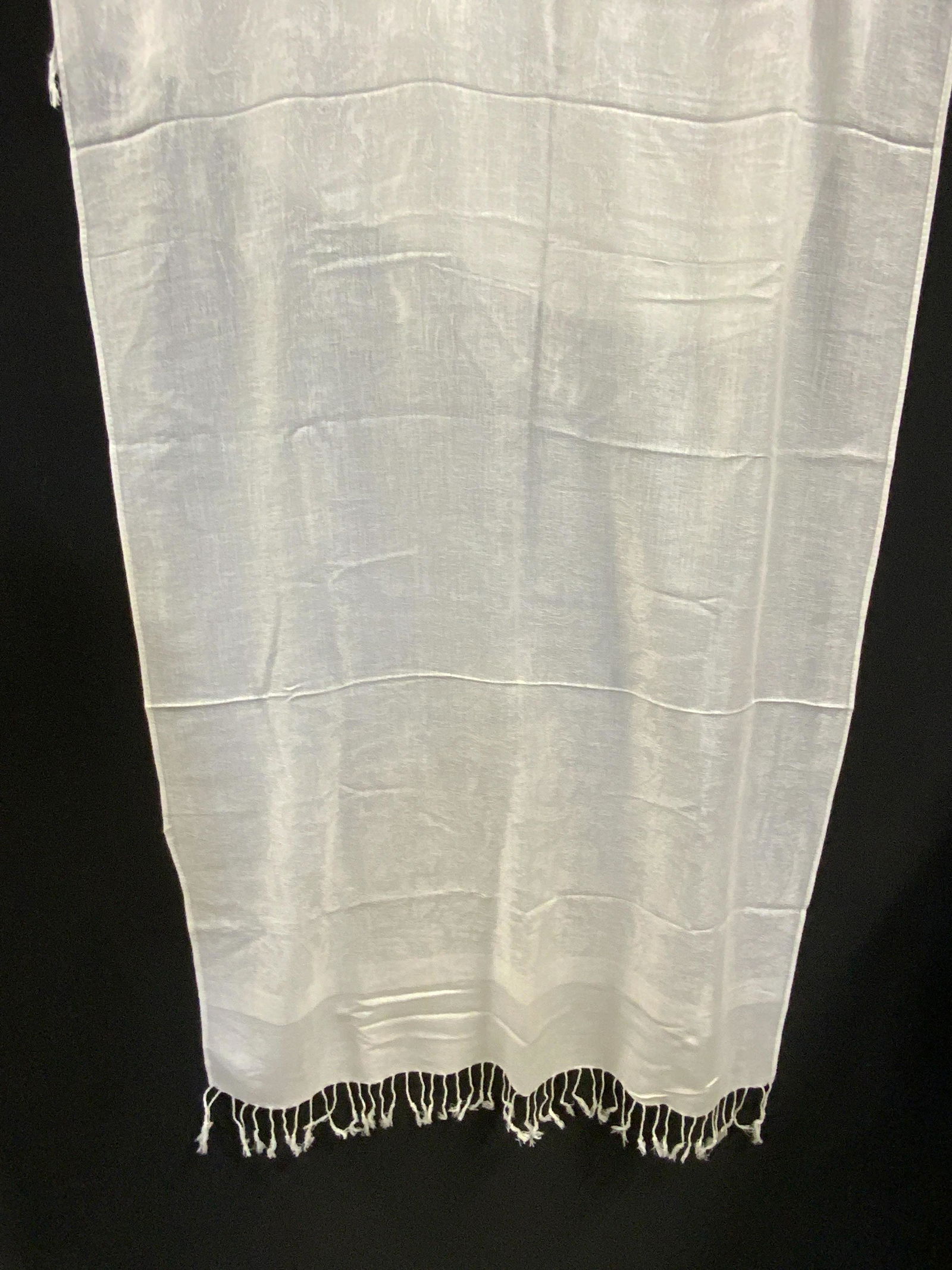 PASHMINA Silk Blend Damask Patterned Scarf (1 of 13)