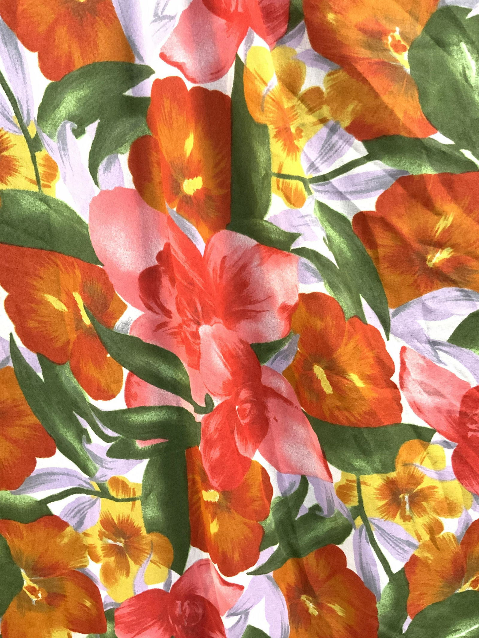 Vintage Dyed Mink Trimmed Floral Ladies Shawl (1 of 11)