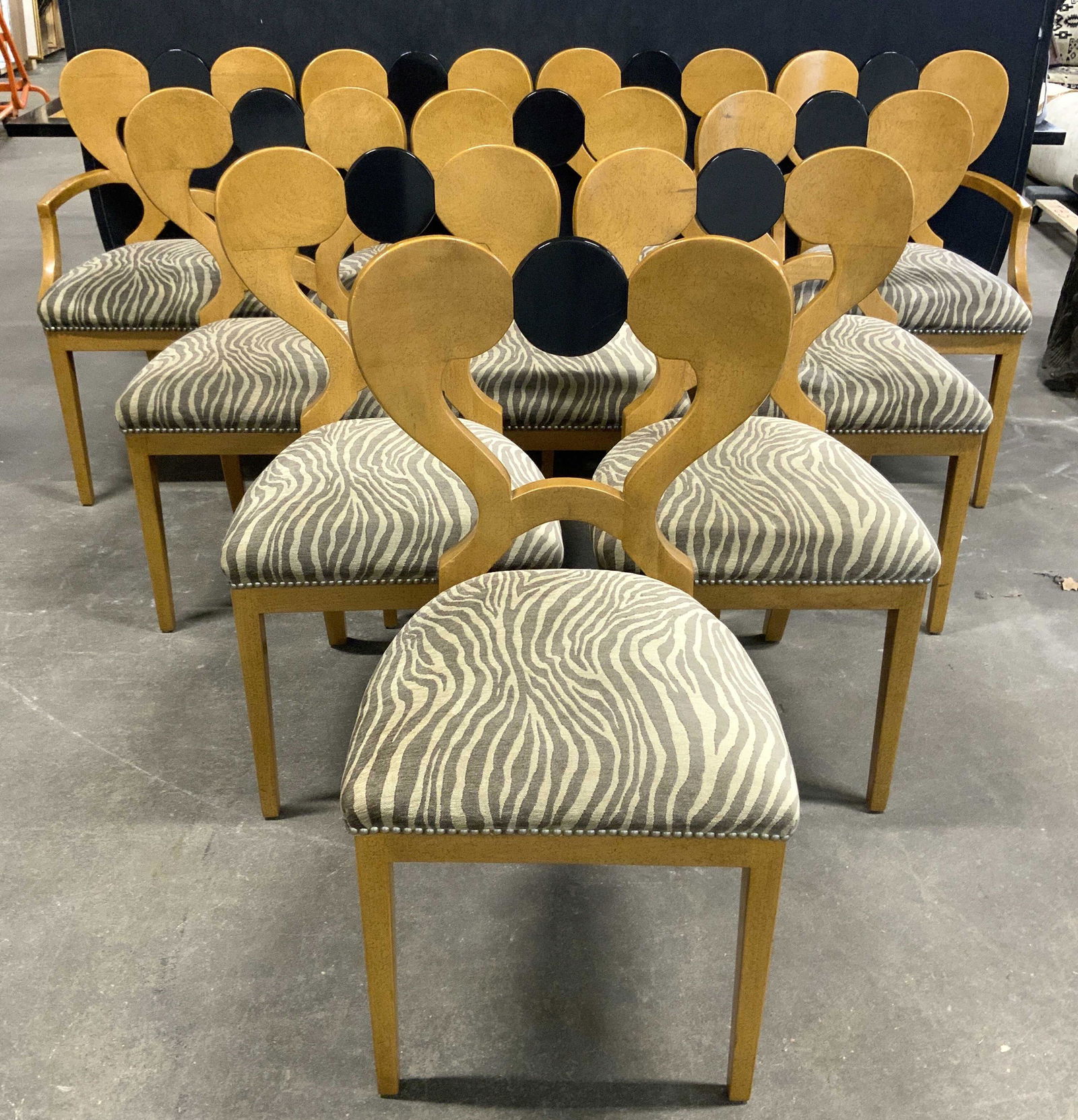 Set 10 Custom BIEDERMEIER Chairs Donghia Uph (1 of 13)
