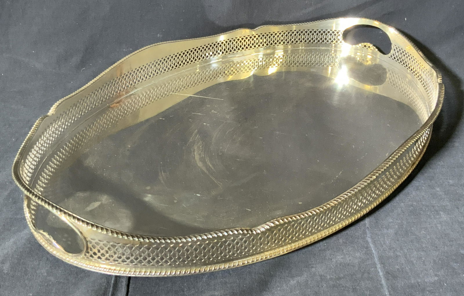 Vntg CHELTENHAM Handmade English Serving Tray (1 of 10)